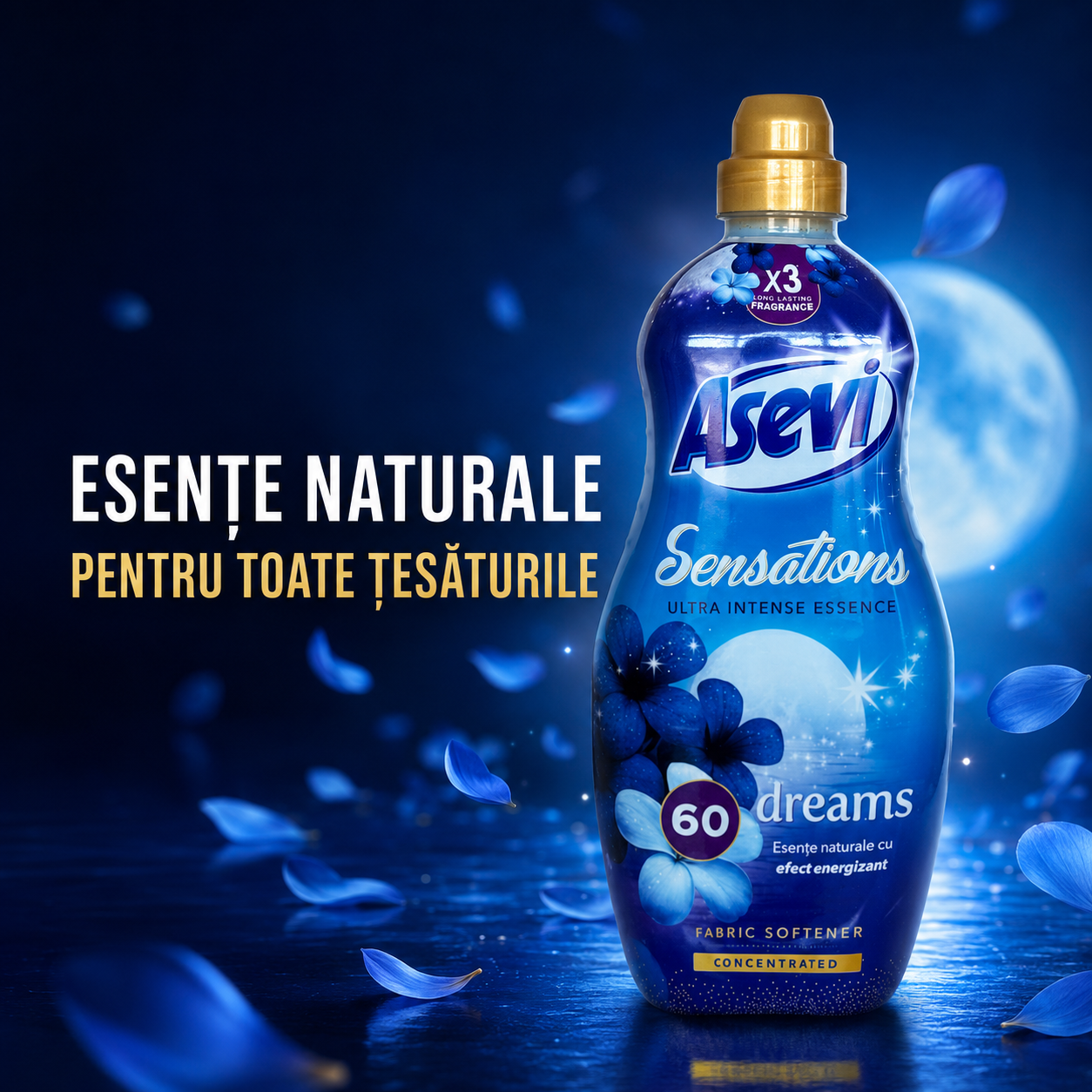 Asevi Sensations Dreams Balsam Rufe Concentrat 1,44 L 60 Spălări [5]