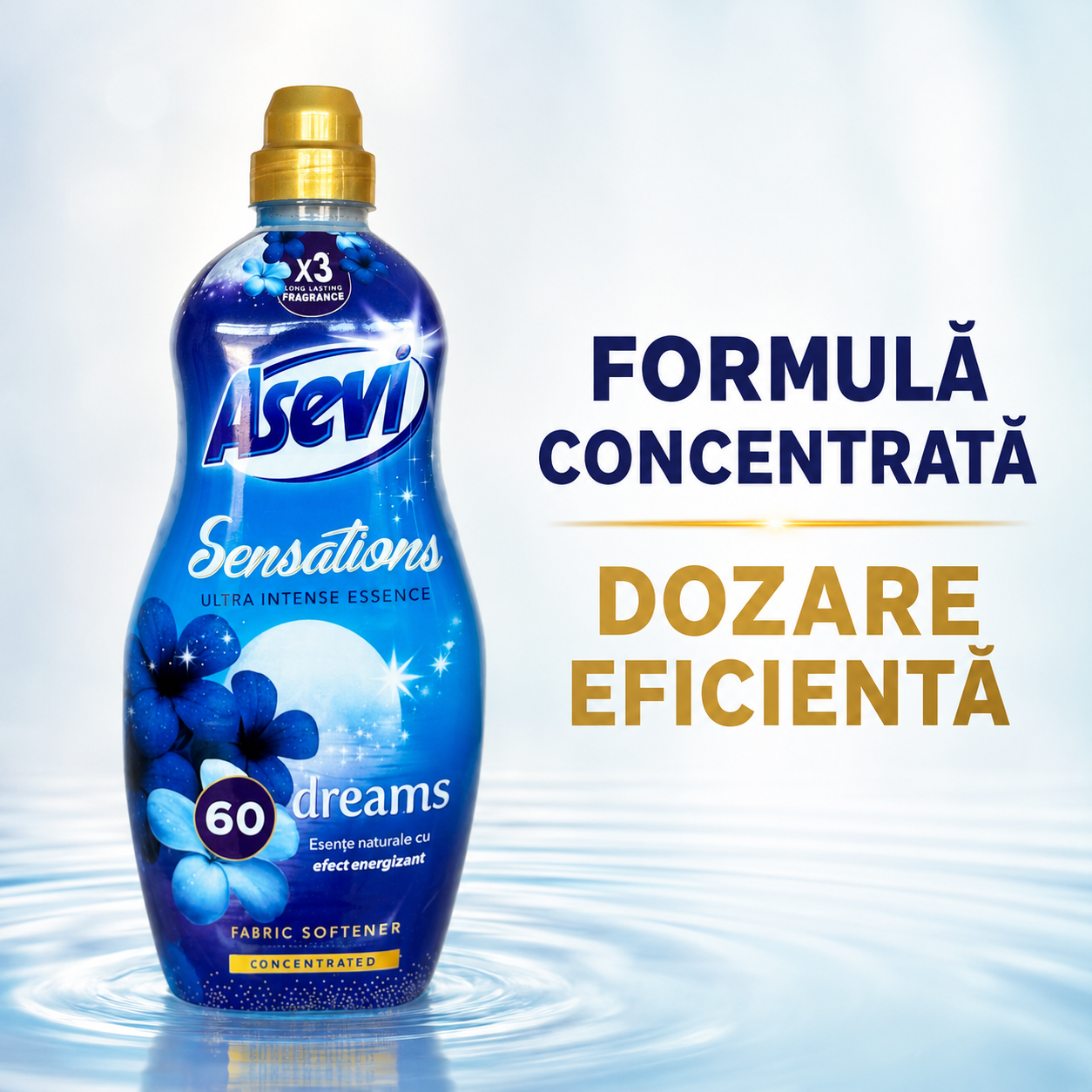 Asevi Sensations Dreams Balsam Rufe Concentrat 1,44 L 60 Spălări [4]