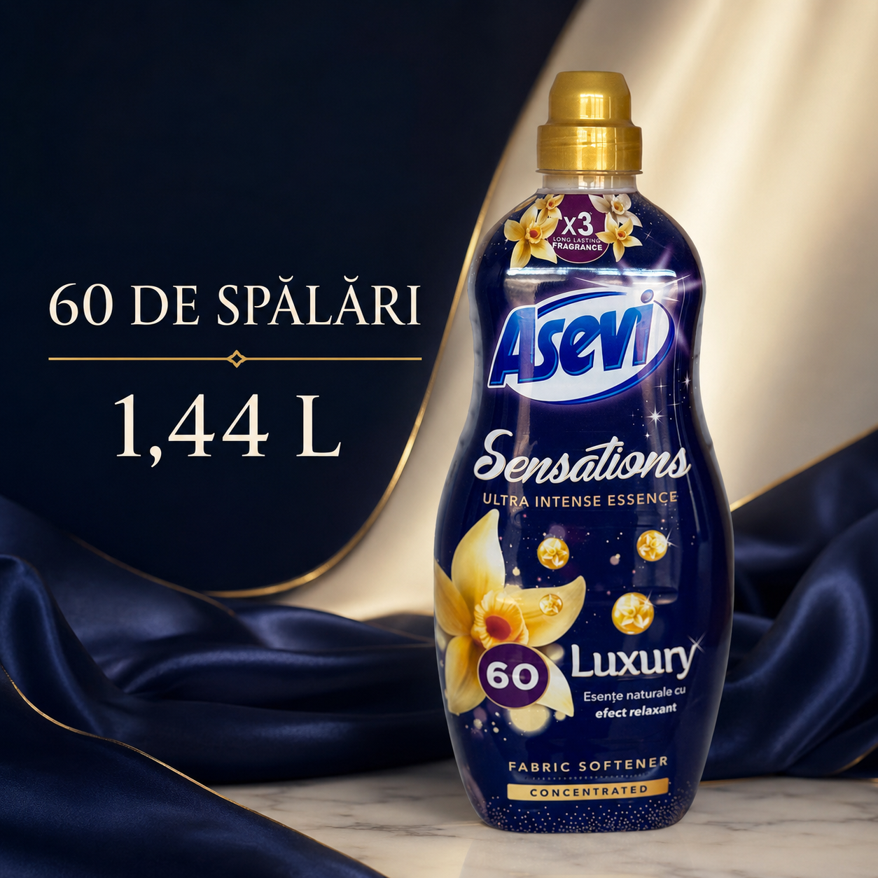 Asevi Sensations Luxury Balsam Rufe Concentrat 1,44 L 60 Spălări [3]