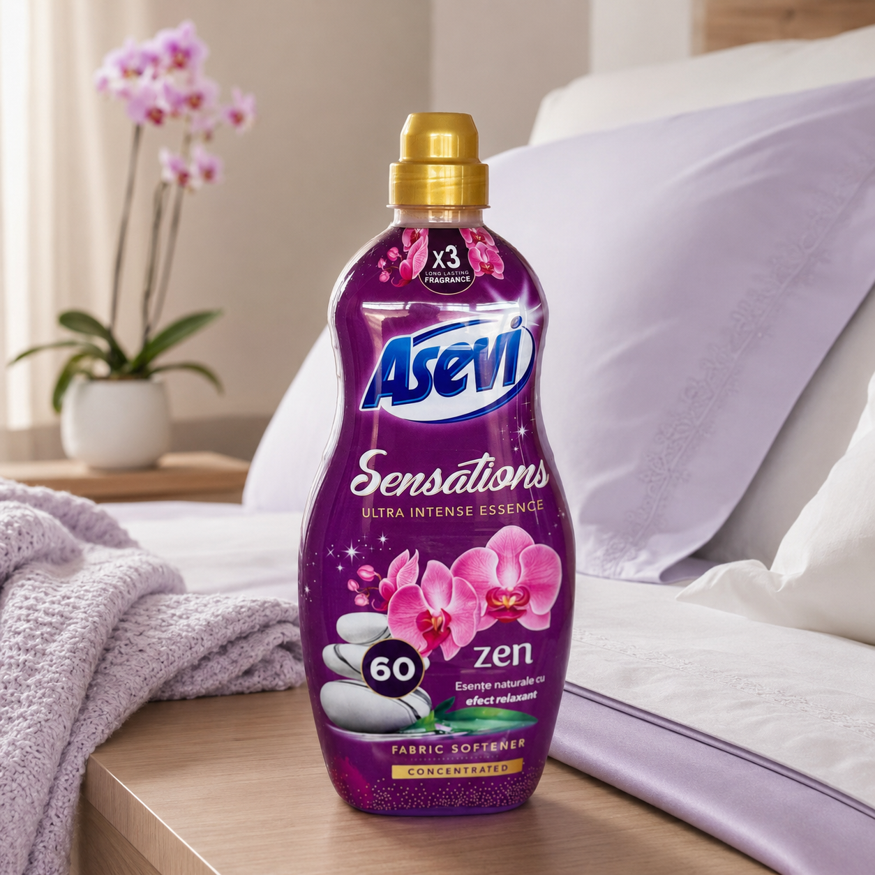 Asevi Sensations Zen Balsam Rufe Concentrat 1,44 L 60 Spălări [2]