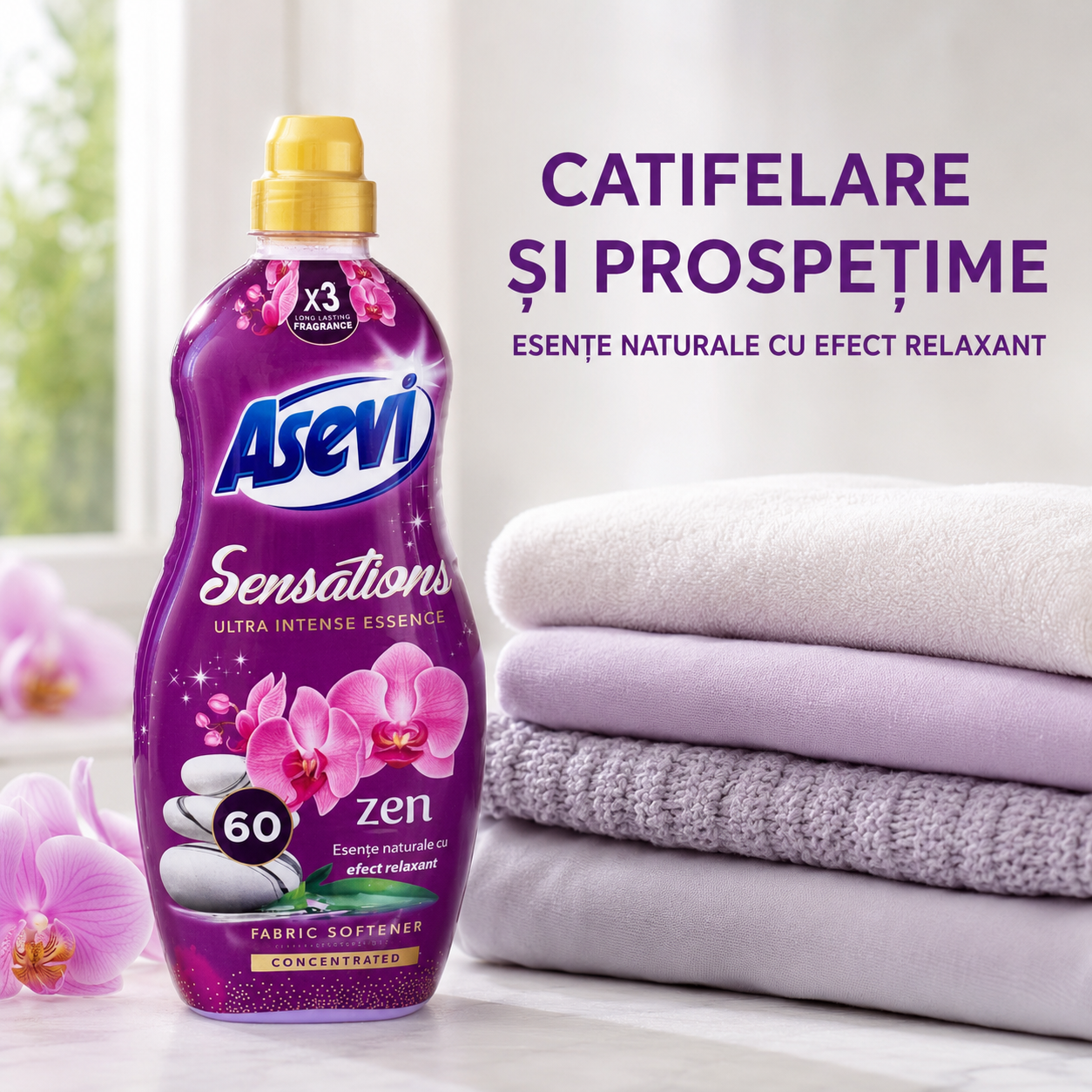 Asevi Sensations Zen Balsam Rufe Concentrat 1,44 L 60 Spălări [6]