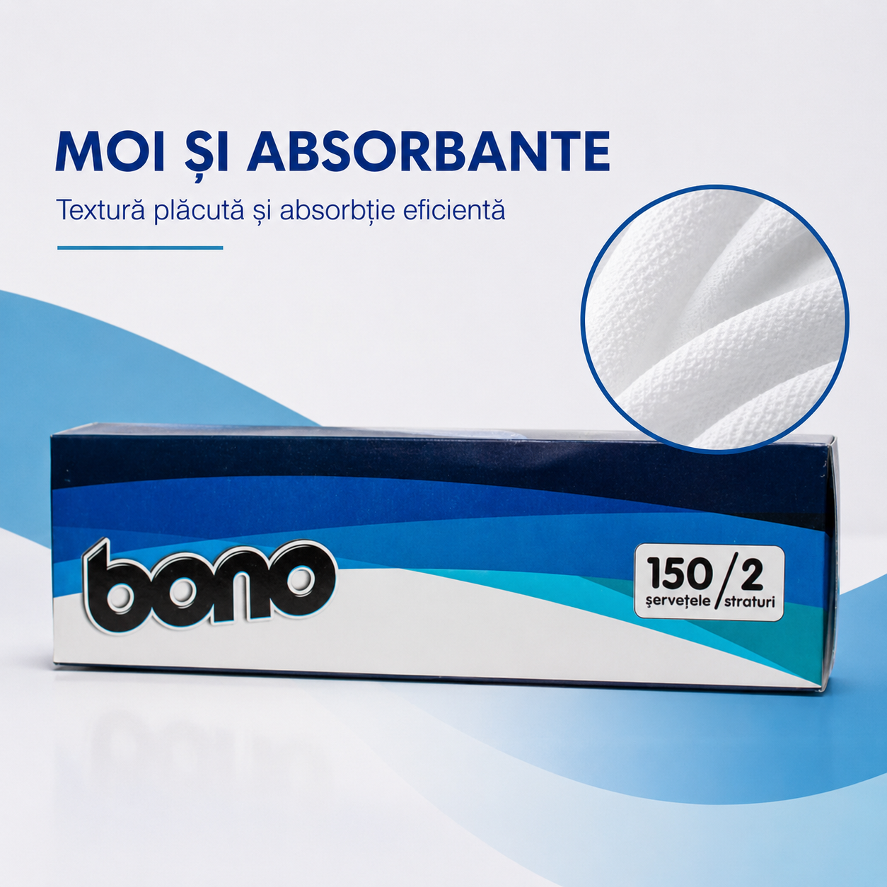 Bono Șervețele Hârtie 2 Straturi 150 Bucăți [5]