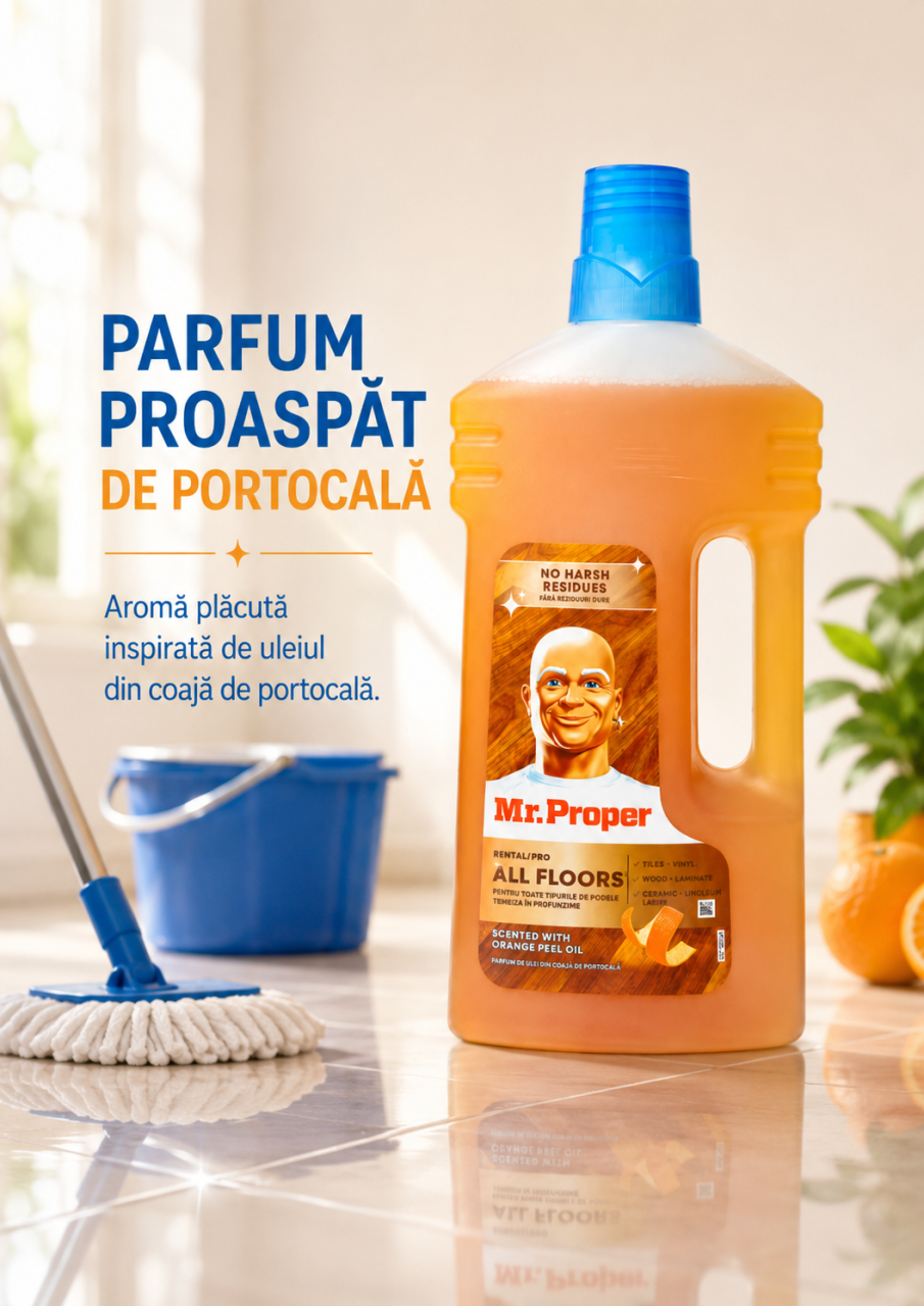Mr Proper Detergent Universal pentru Pardoseli din Lemn 1 L [6]