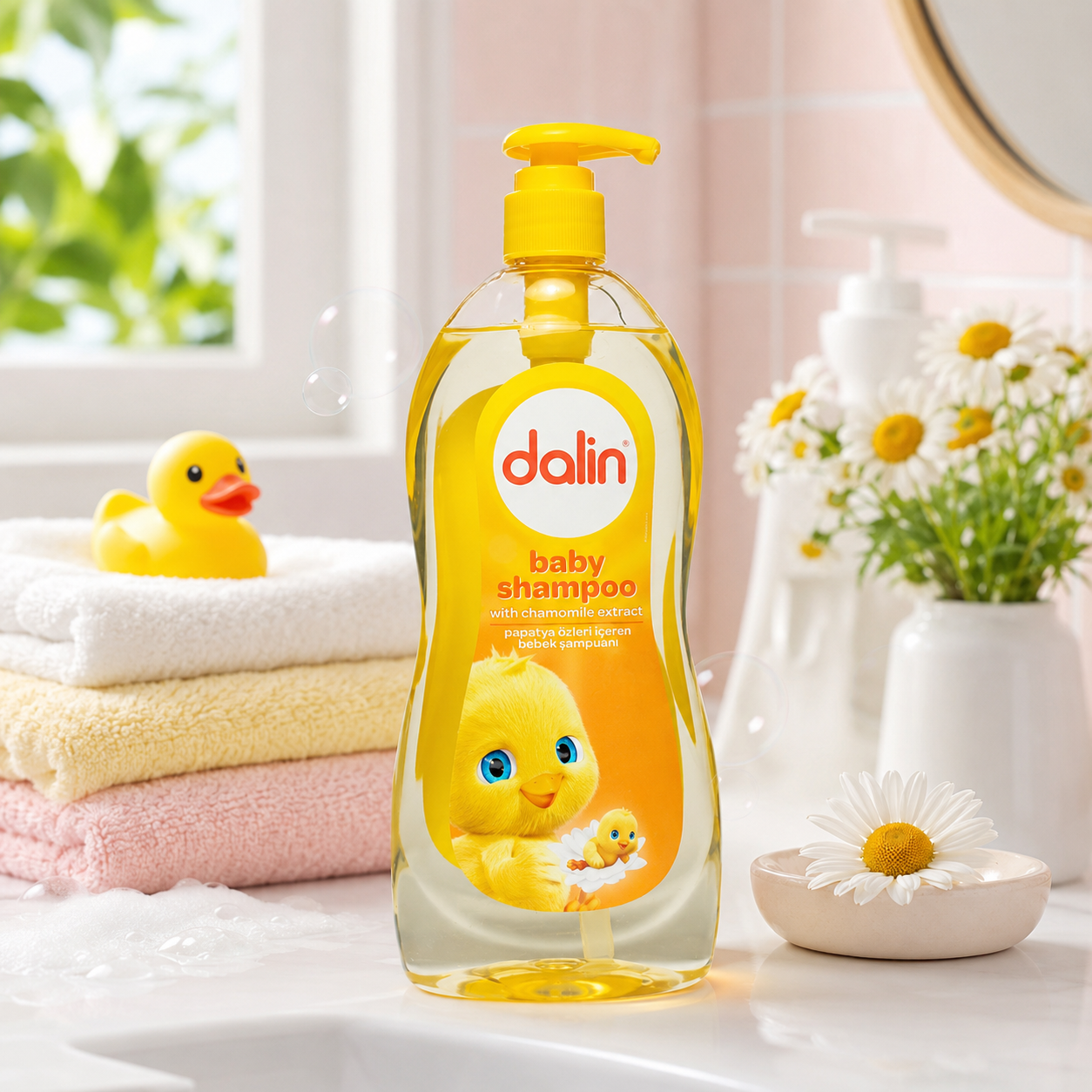 Dalin Baby Șampon cu Mușețel Bebeluși și Copii 700 ml [2]