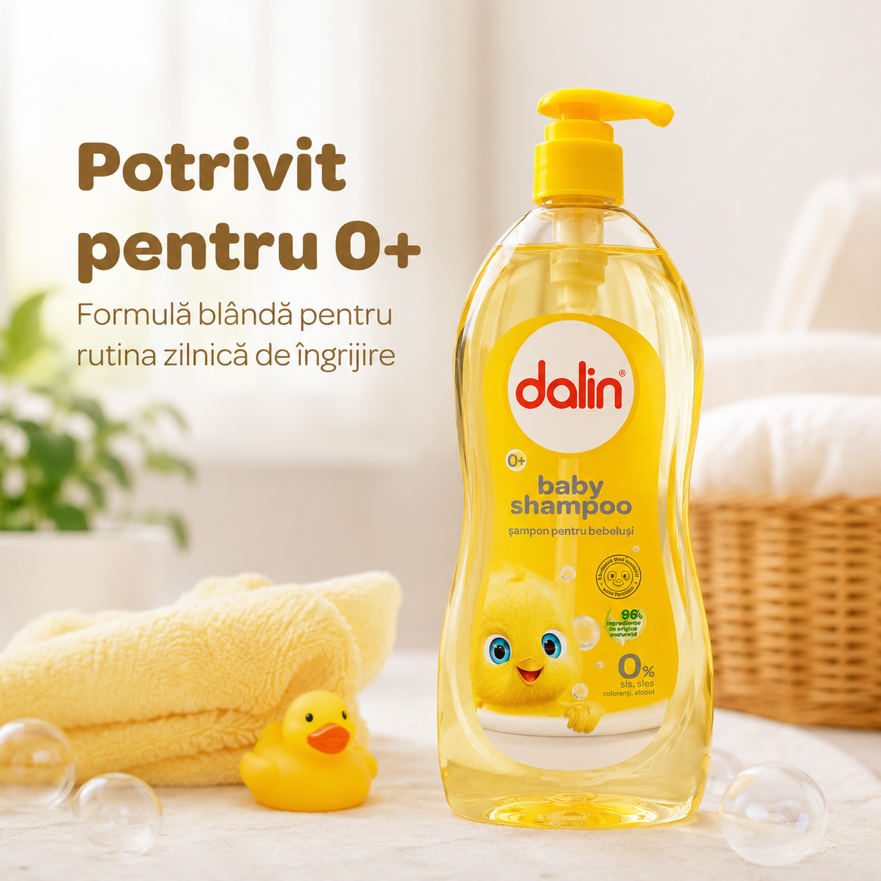 Dalin Baby Șampon Fără Lacrimi Bebeluși și Copii 700 ml [4]