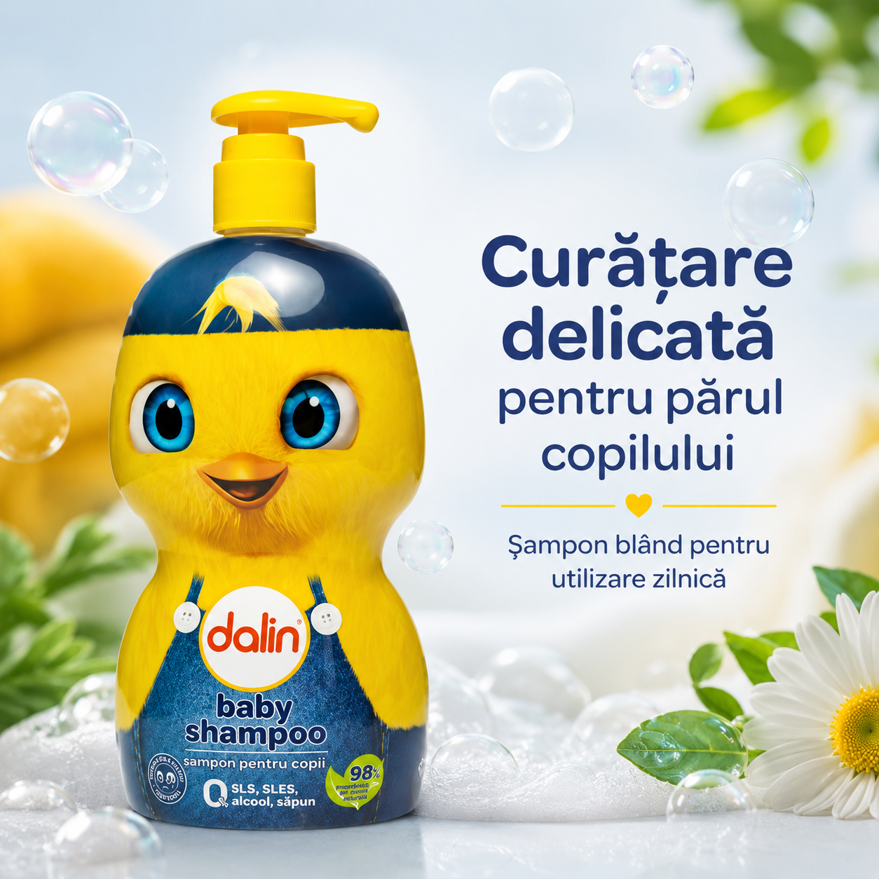 Dalin Baby Șampon Jucărie Fără Lacrimi Bebeluși și Copii 500 ml [3]