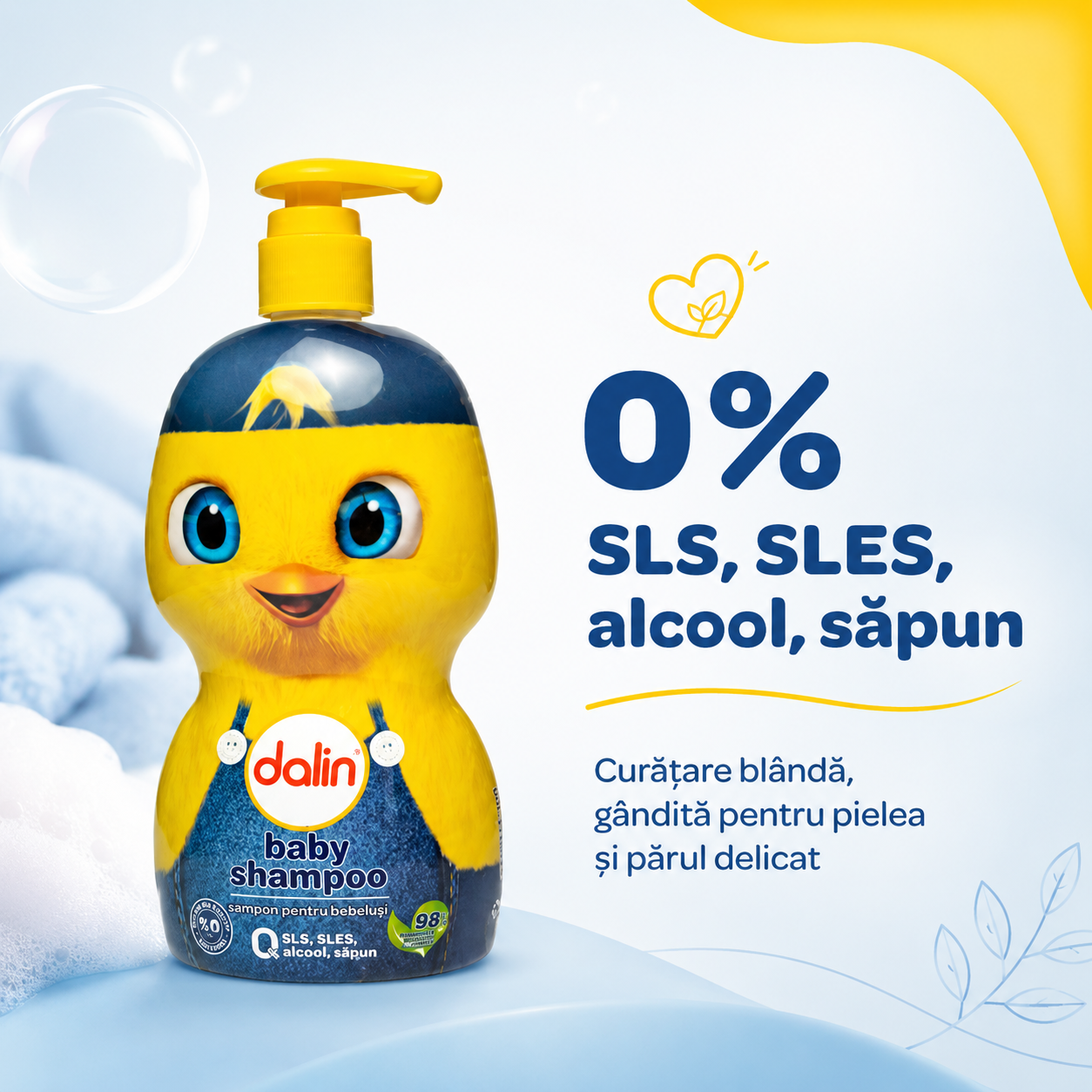 Dalin Baby Șampon Jucărie Fără Lacrimi Bebeluși și Copii 500 ml [5]