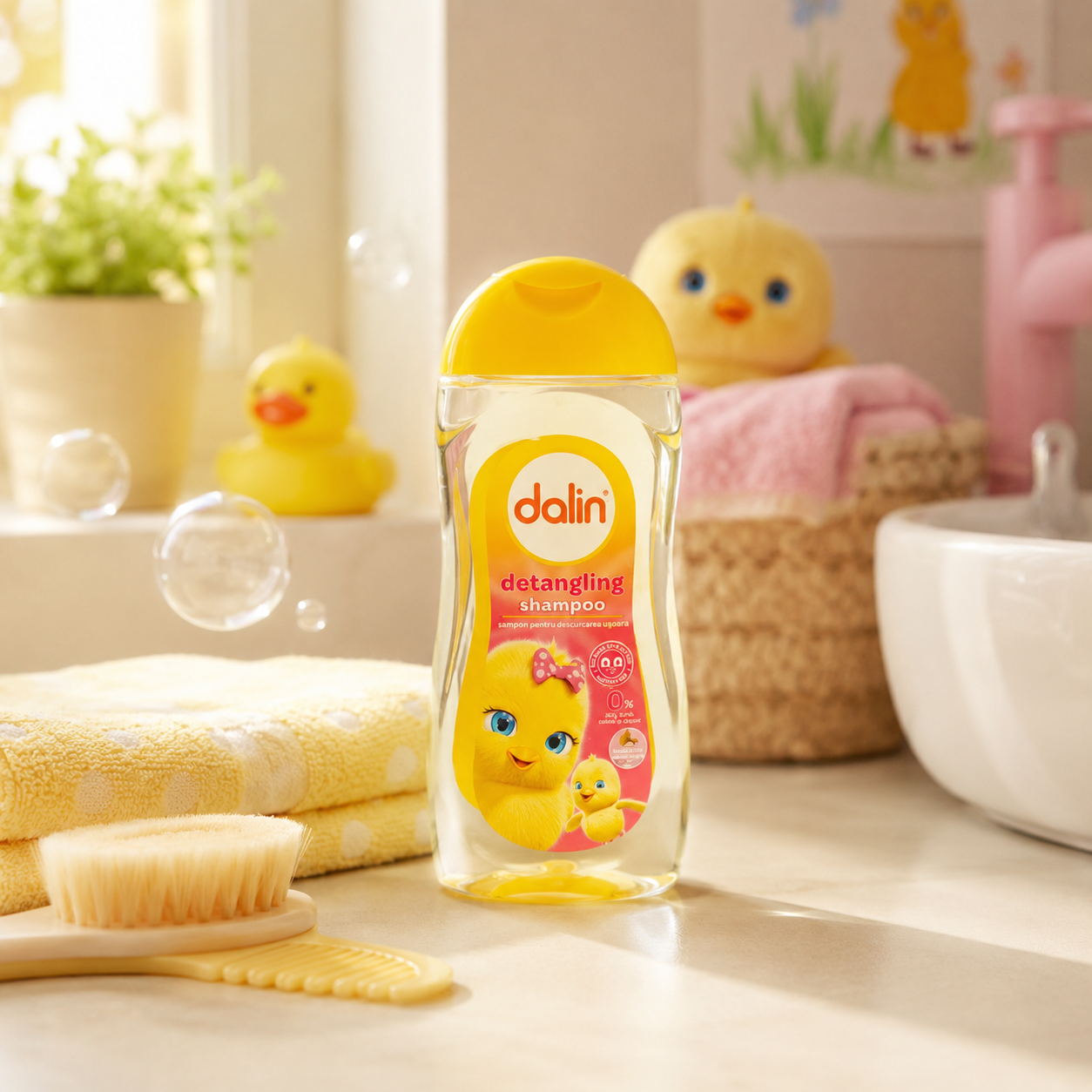 Dalin Baby Șampon Detangling pentru Copii Pieptănare Ușoară 200 ml [2]