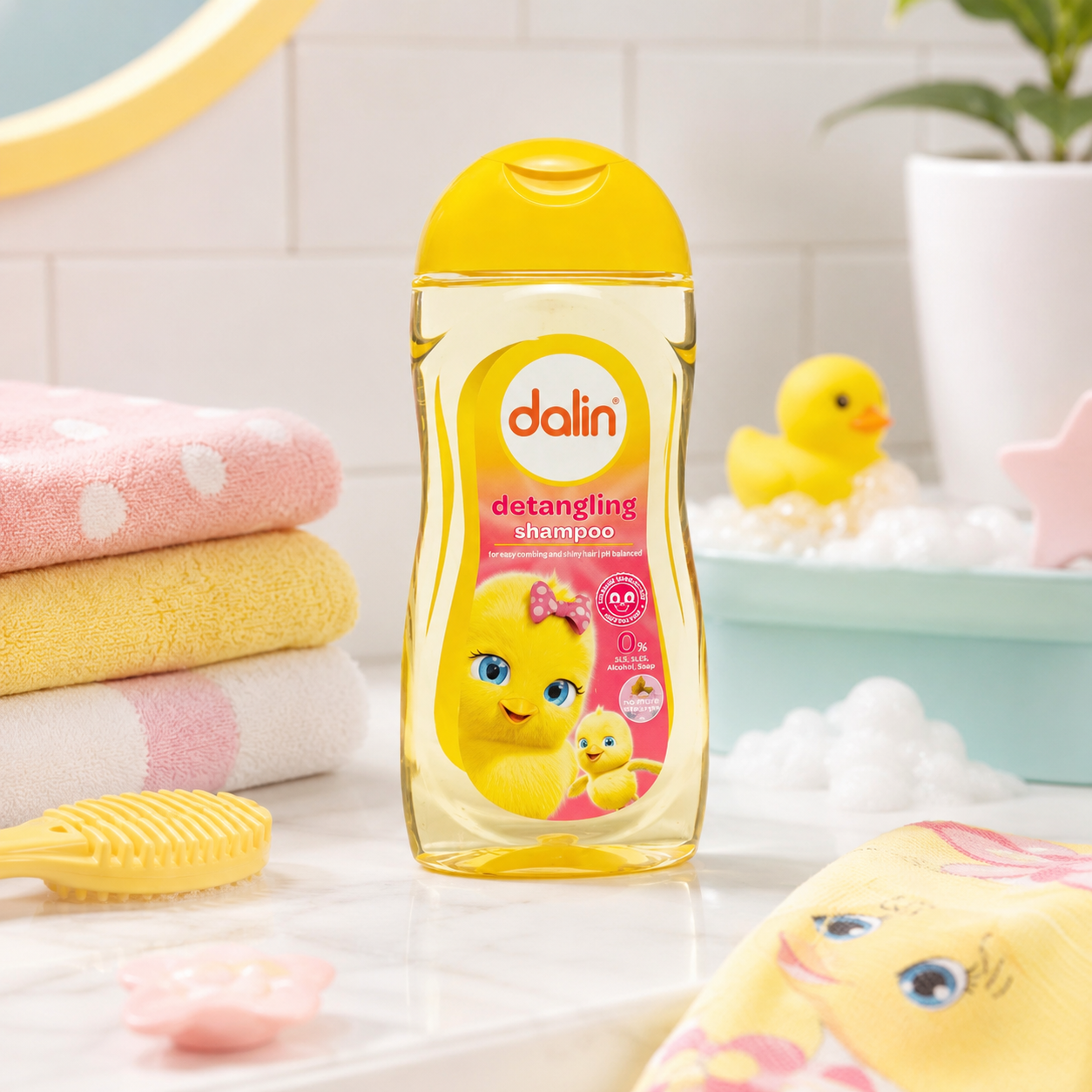 Dalin Baby Șampon Detangling pentru Copii Pieptănare Ușoară 200 ml [2]