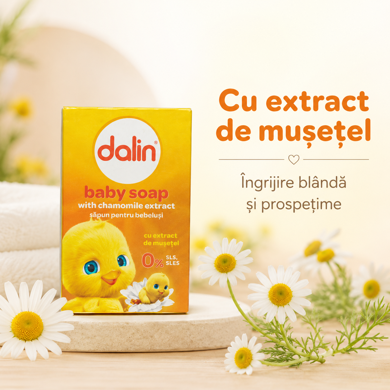 Dalin Săpun Solid pentru Bebeluși cu Mușețel 100 g [4]