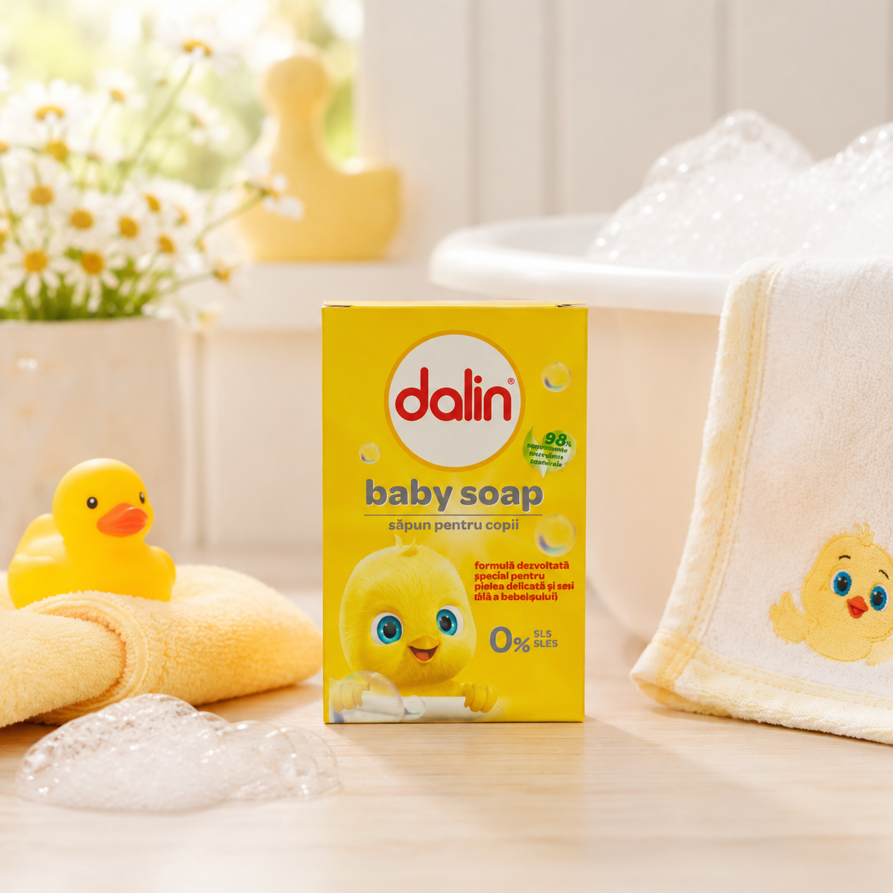Dalin Săpun Solid pentru Bebeluși Original 100 g [2]