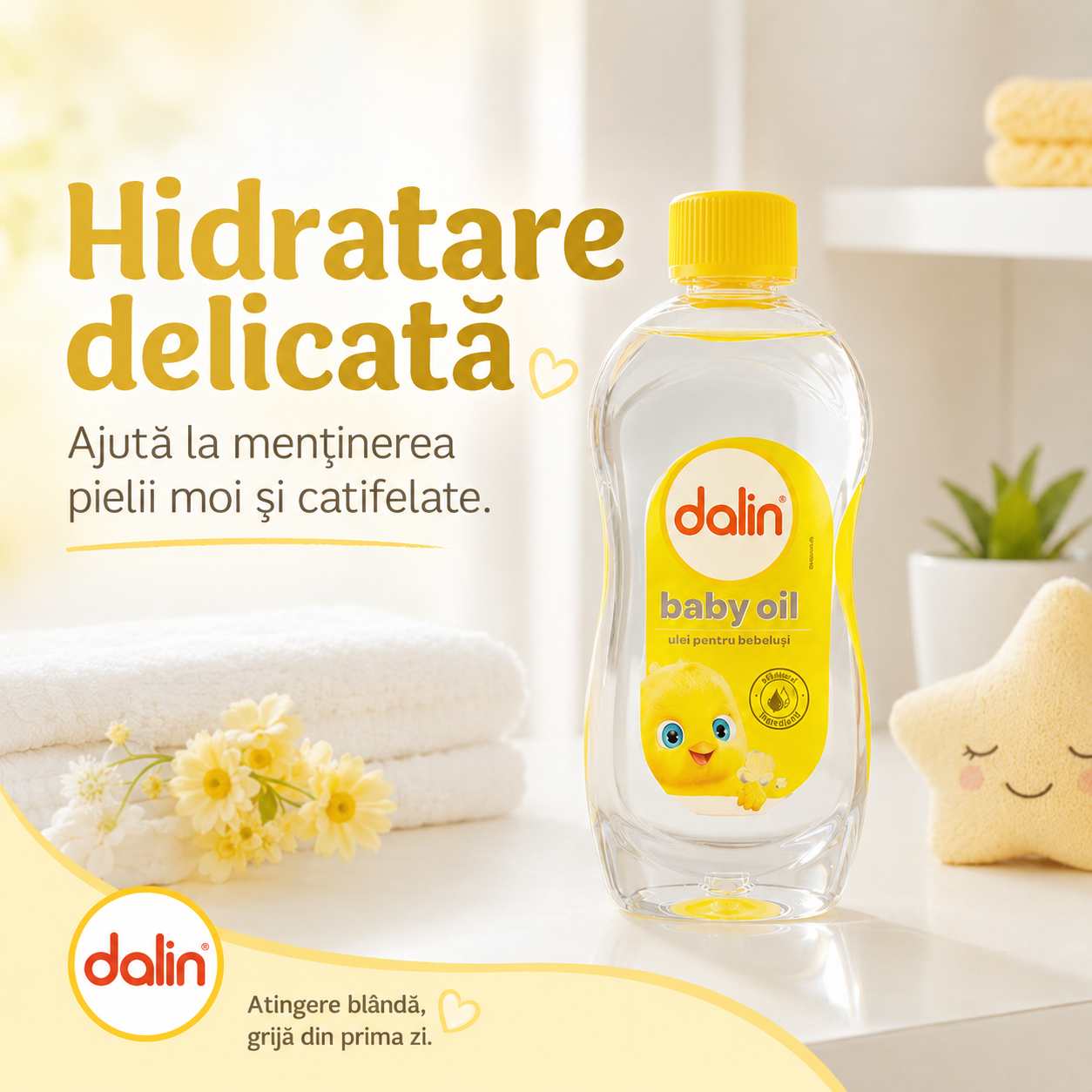 Dalin Baby Oil Ulei de Corp pentru Bebeluși 300 ml [3]