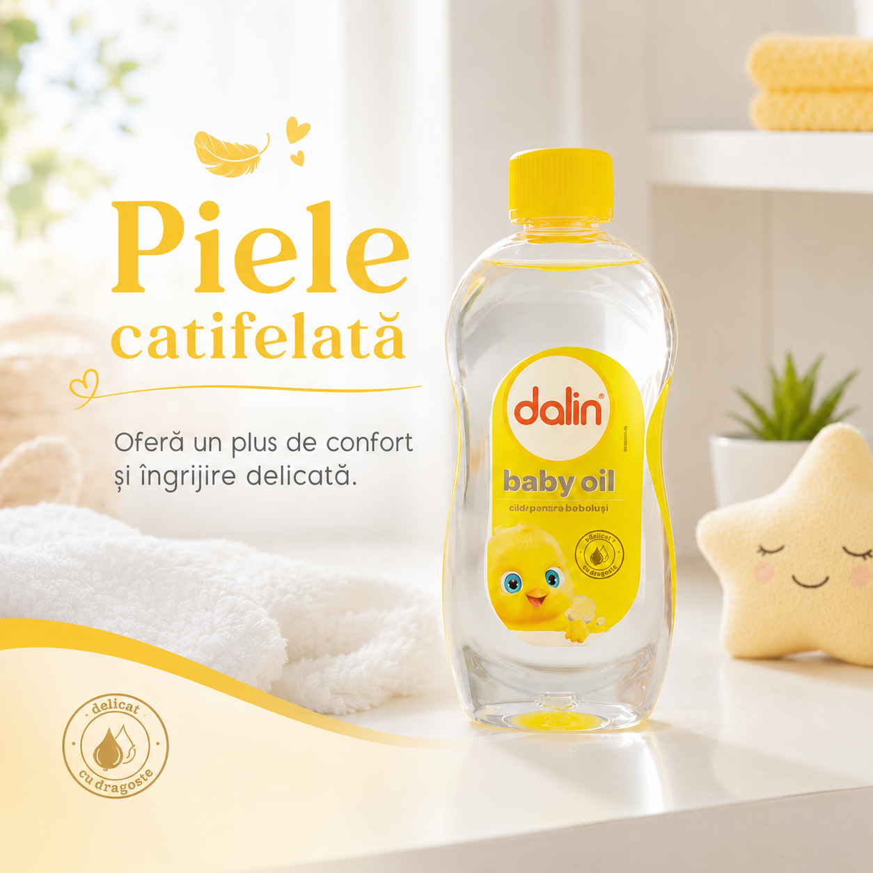 Dalin Baby Oil Ulei de Corp pentru Bebeluși 300 ml [6]