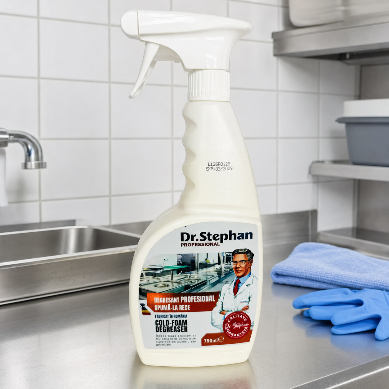Degresant profesional spumă-la-rece Dr. Stephan 750 ml [2]
