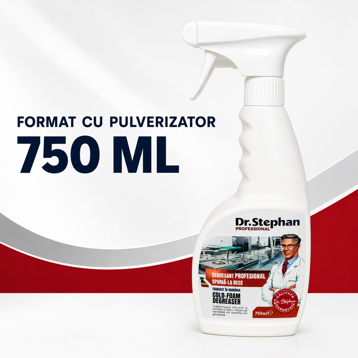 Degresant profesional spumă-la-rece Dr. Stephan 750 ml [6]