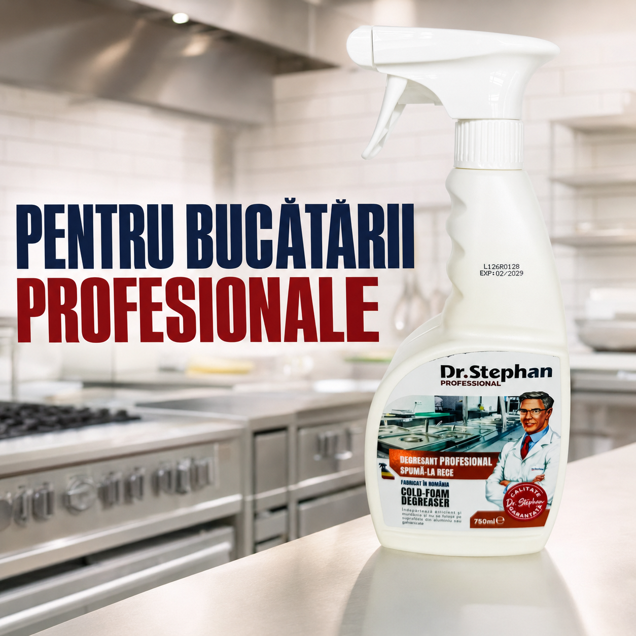 Degresant profesional spumă-la-rece Dr. Stephan 750 ml [5]
