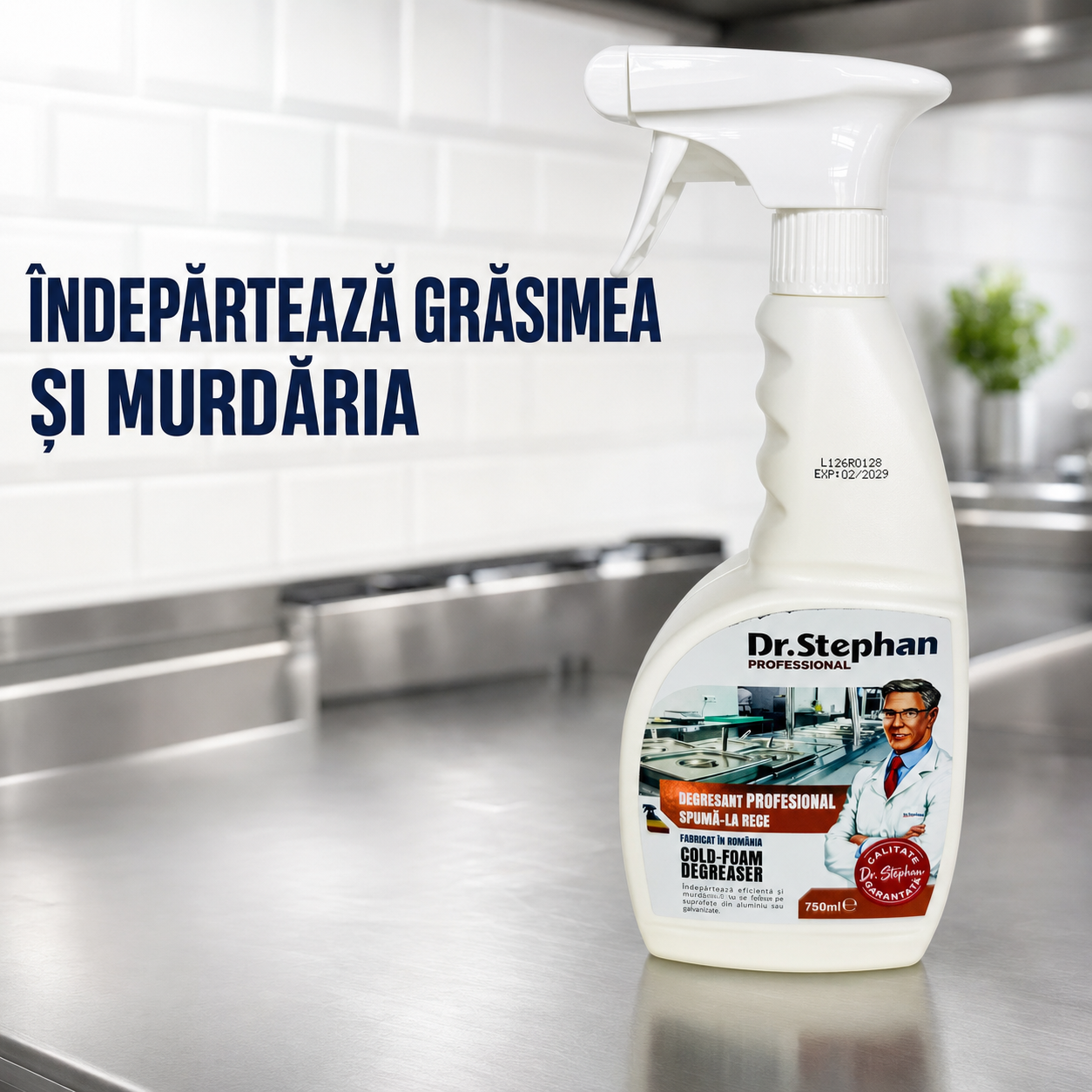 Degresant profesional spumă-la-rece Dr. Stephan 750 ml [3]