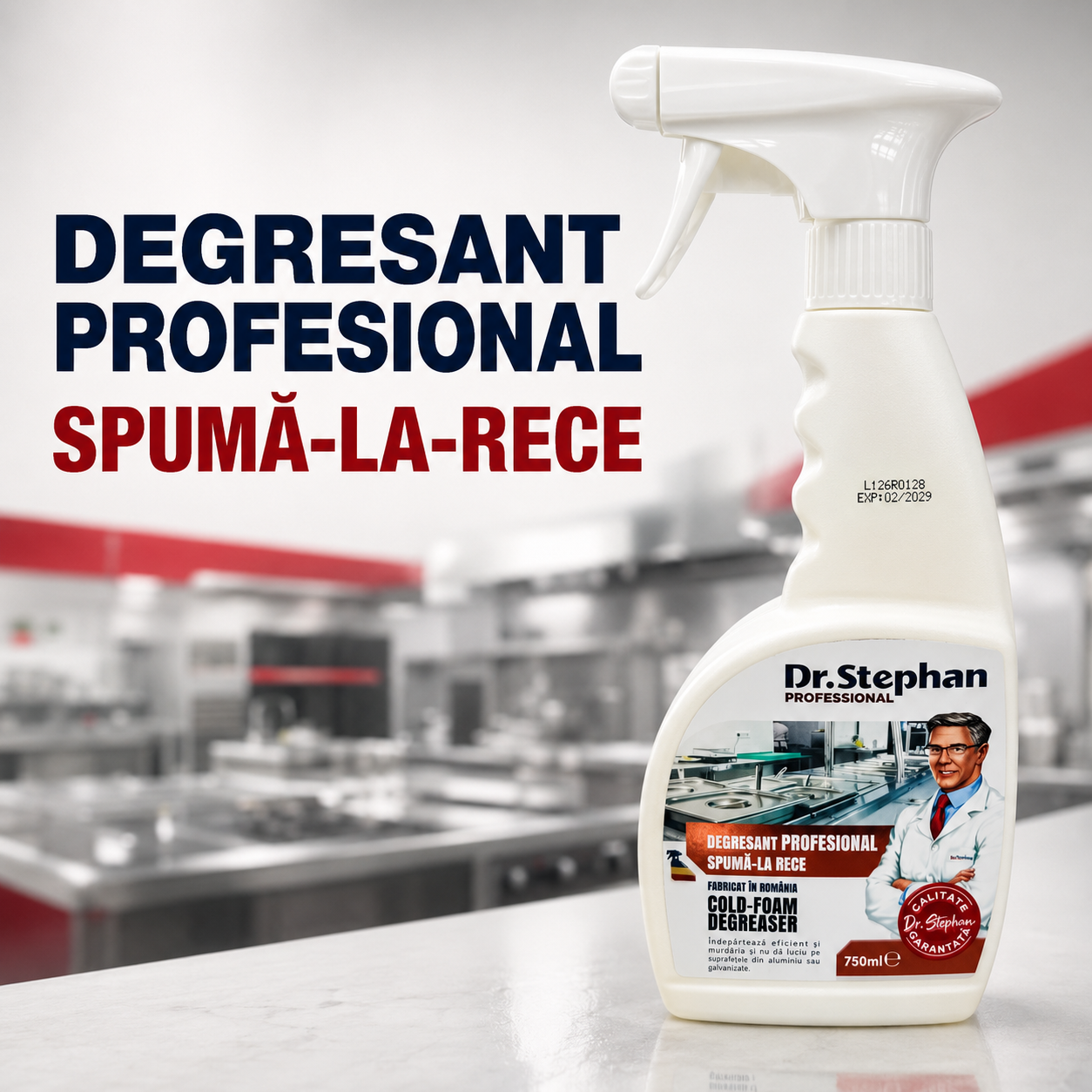 Degresant profesional spumă-la-rece Dr. Stephan 750 ml [4]
