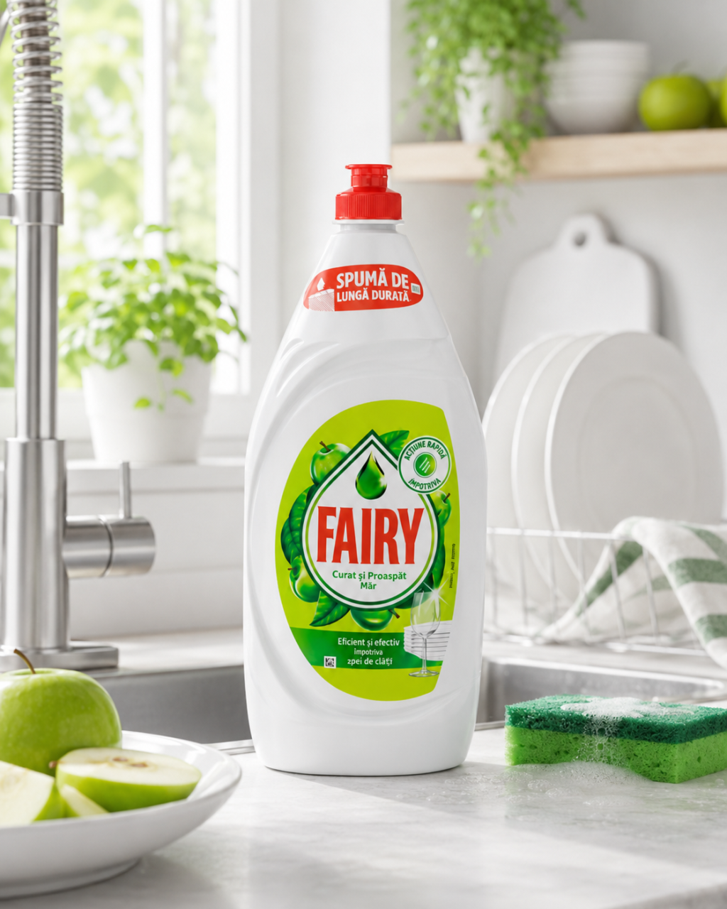 Fairy Apple Detergent de Vase cu Parfum de Mar 1.35 L [2]