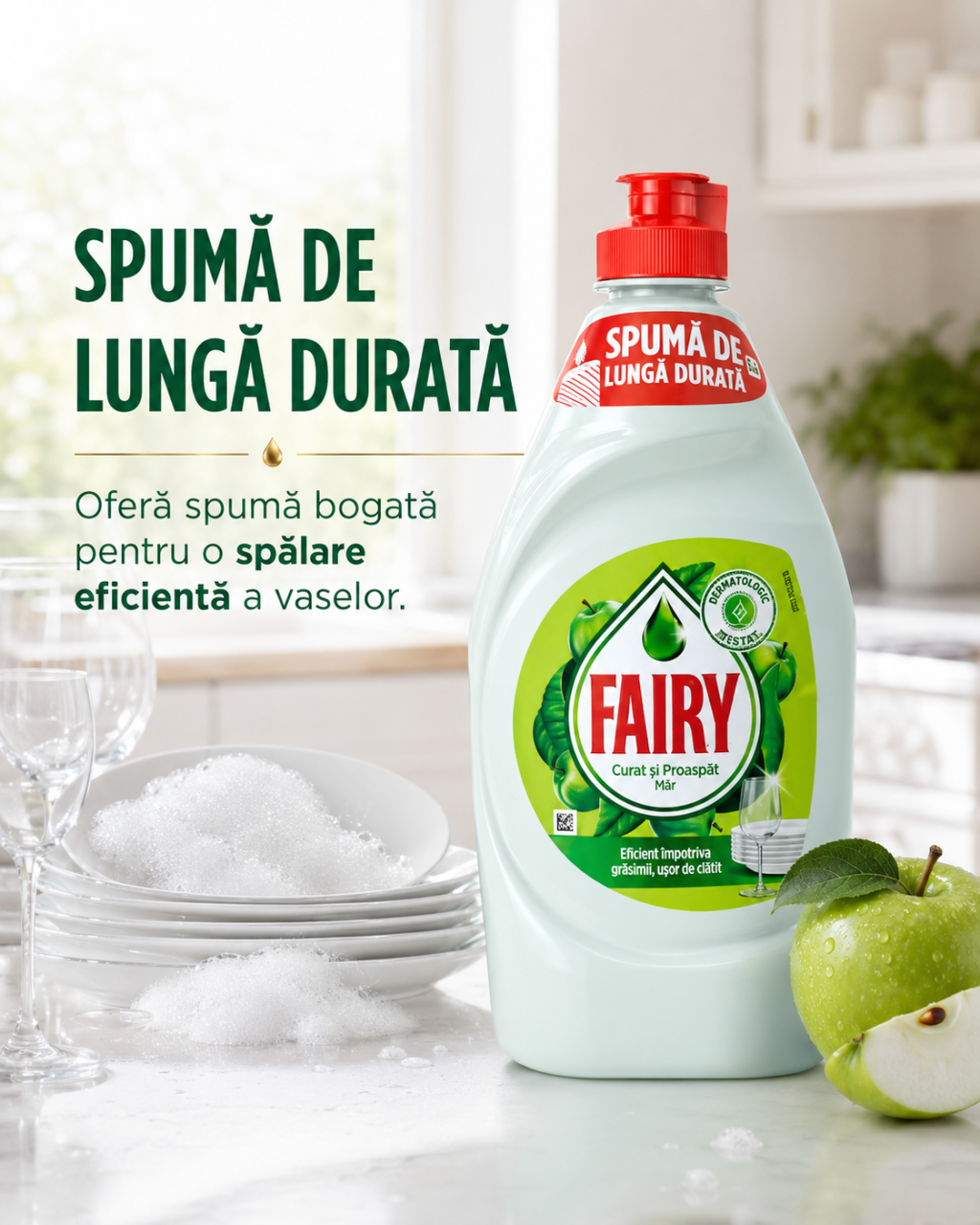 Fairy Apple Detergent de Vase cu Parfum de Mar 750 ml [4]