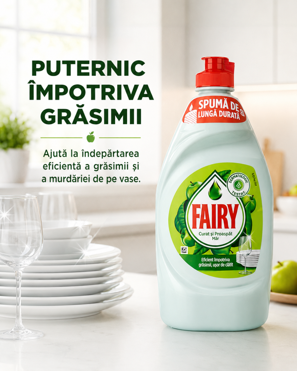 Fairy Apple Detergent de Vase cu Parfum de Mar 750 ml [3]