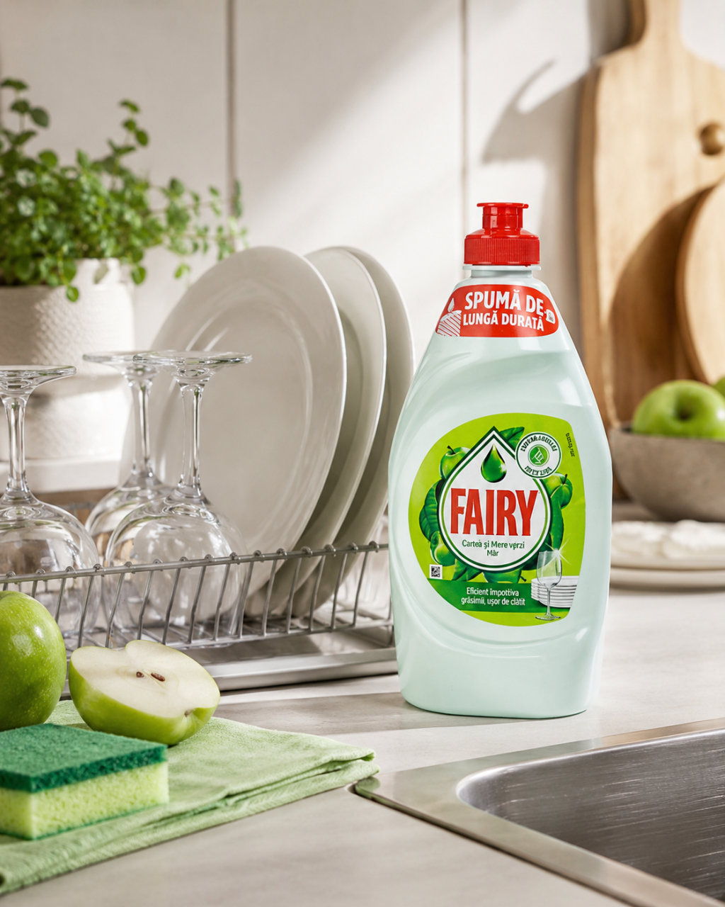 Fairy Apple Detergent de Vase cu Parfum de Mar 750 ml [2]