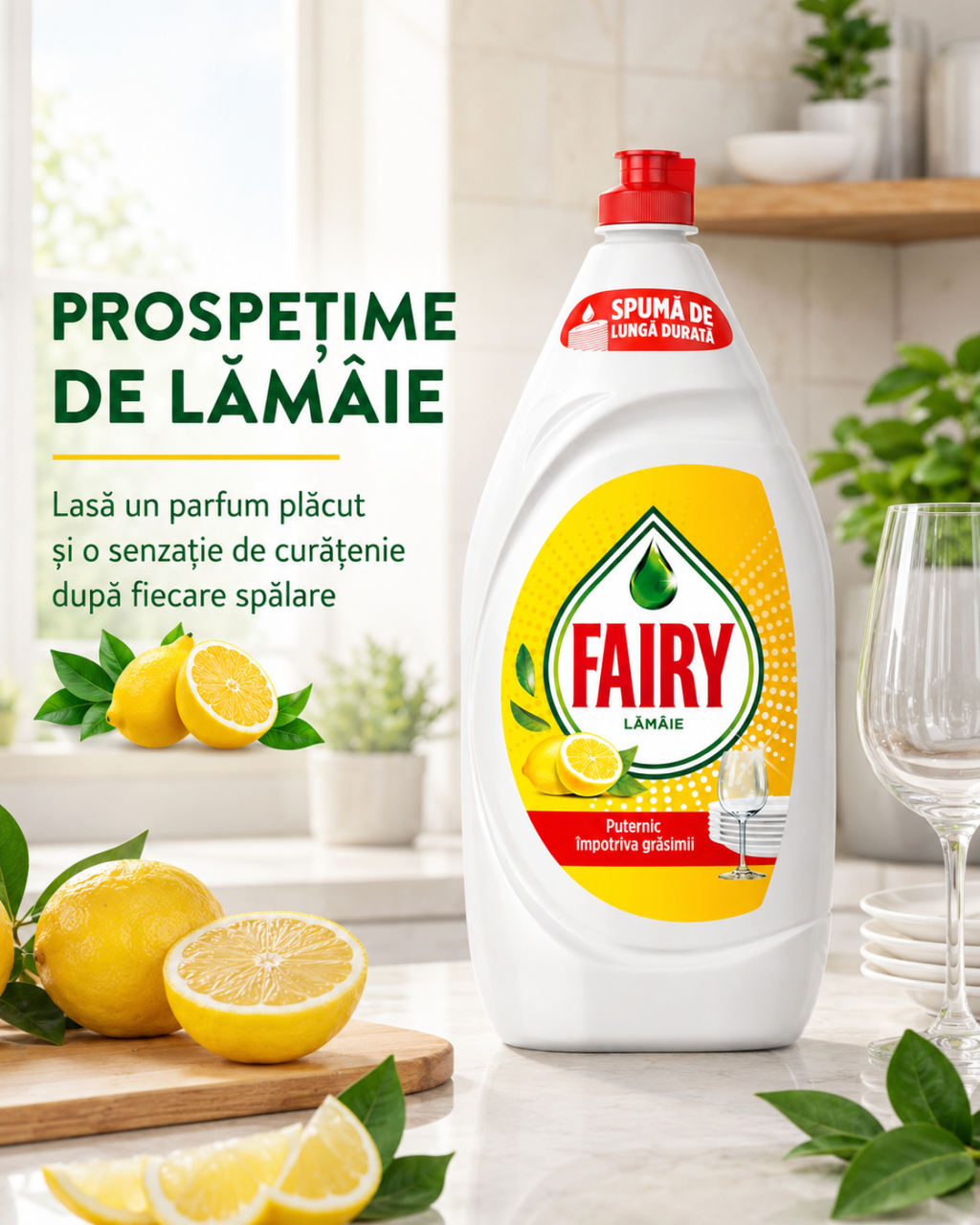 Fairy Lemon Detergent de Vase 1.35 L [5]