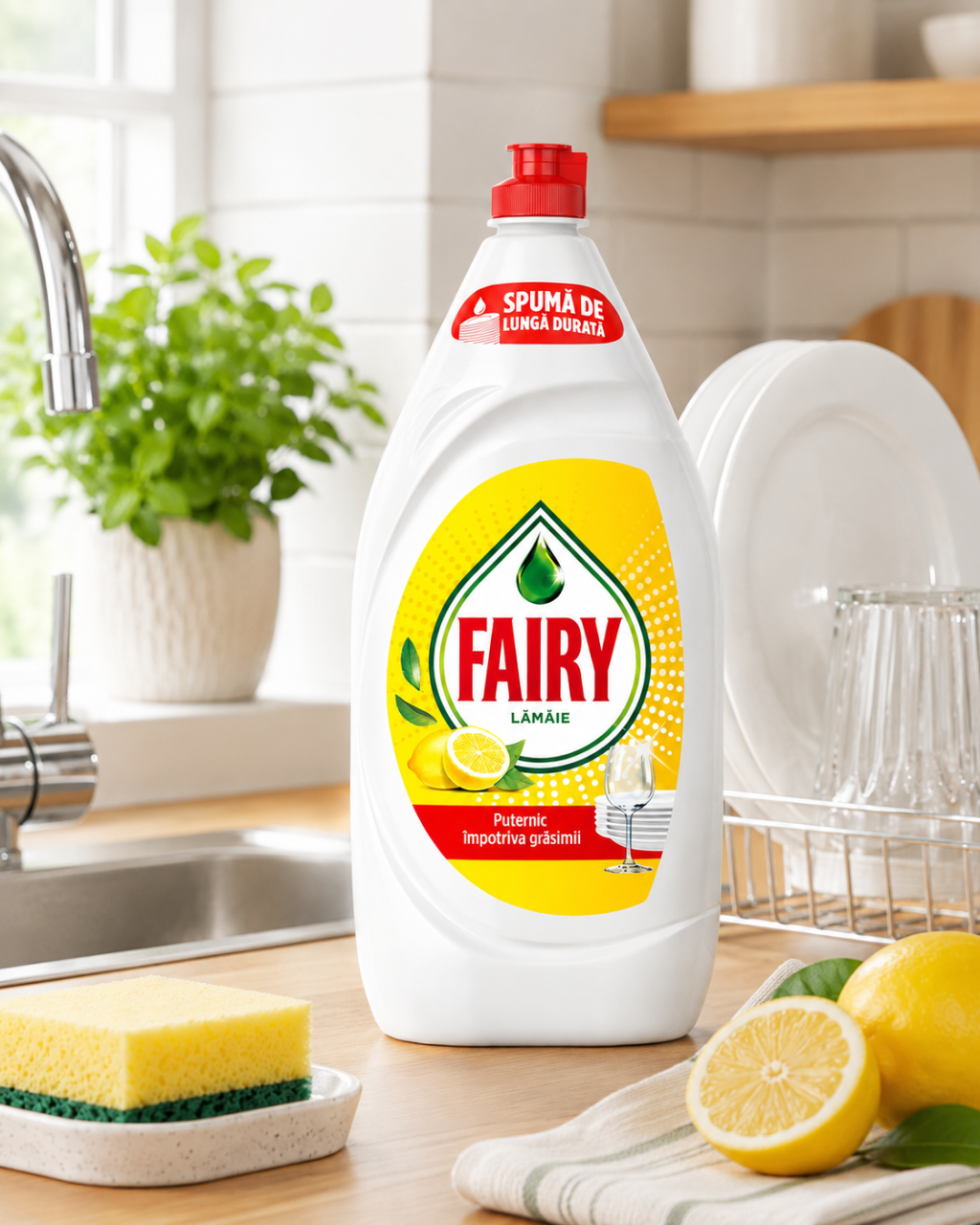 Fairy Lemon Detergent de Vase 1.35 L [2]