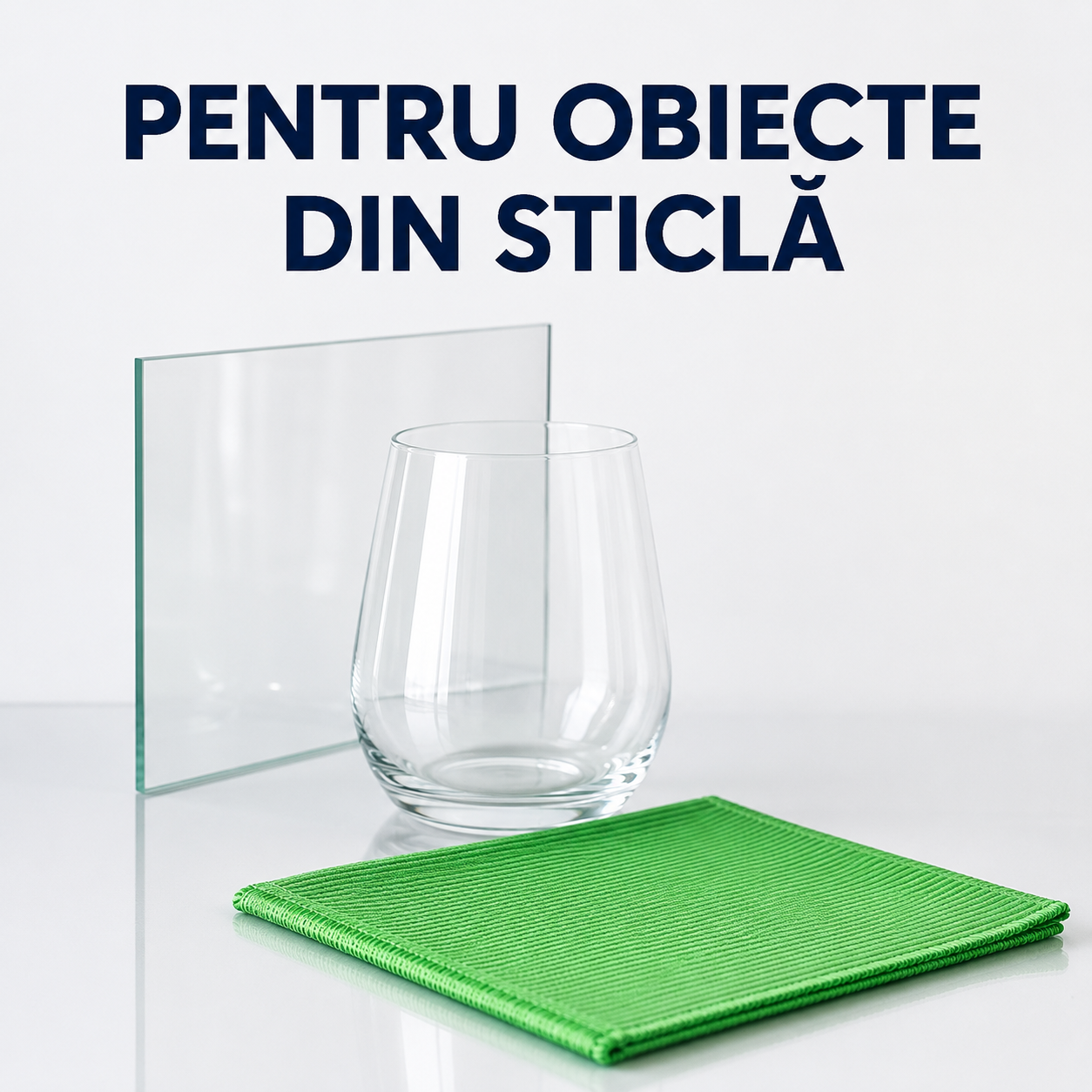 Lavetă din microfibră BRILLI pentru geamuri și oglinzi 40 × 40 cm [6]