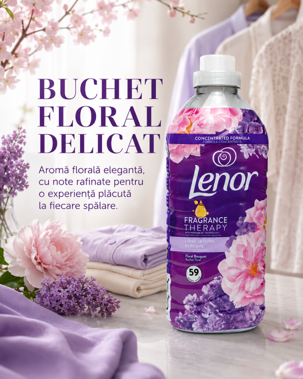 Lenor Fragrance Therapy Floral Bouquet Balsam de Rufe 59 Spalari 1.239 L [5]