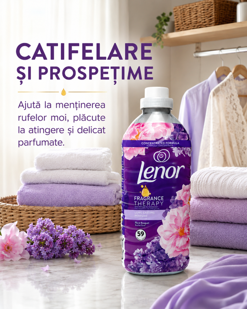 Lenor Fragrance Therapy Floral Bouquet Balsam de Rufe 59 Spalari 1.239 L [6]