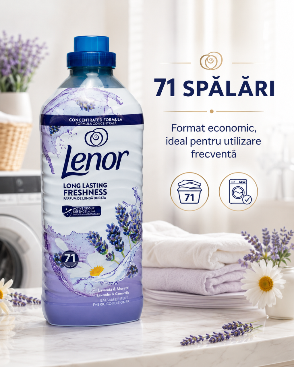 Lenor Lavanda si Musetel Balsam de Rufe 71 Spalari 1.491 L [3]