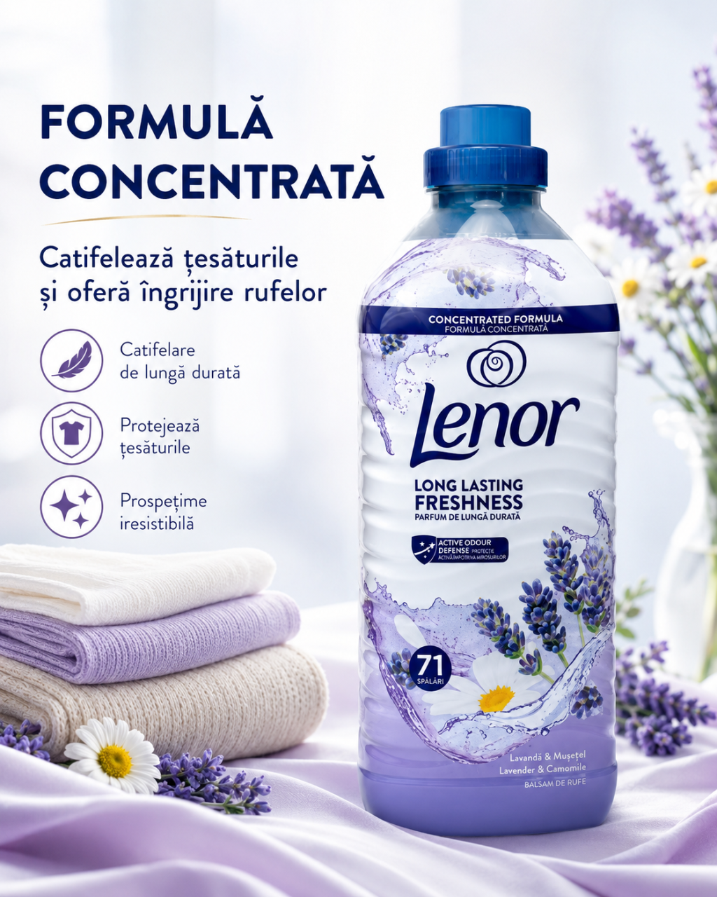 Lenor Lavanda si Musetel Balsam de Rufe 71 Spalari 1.491 L [4]