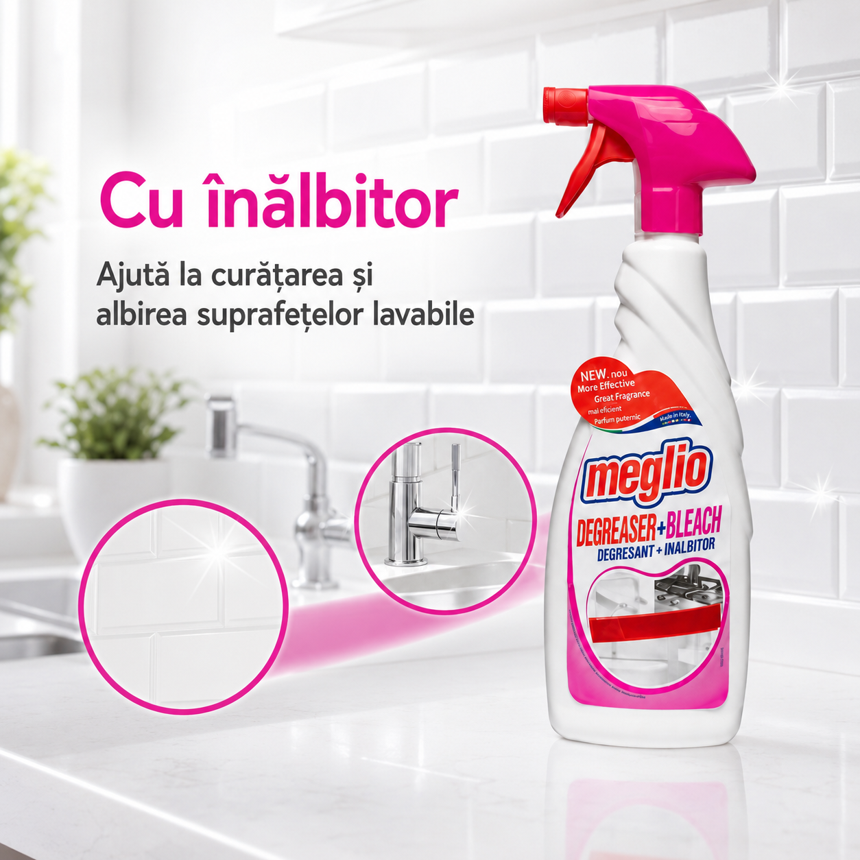 Meglio Spray Degresant cu Înălbitor 650 ml [5]