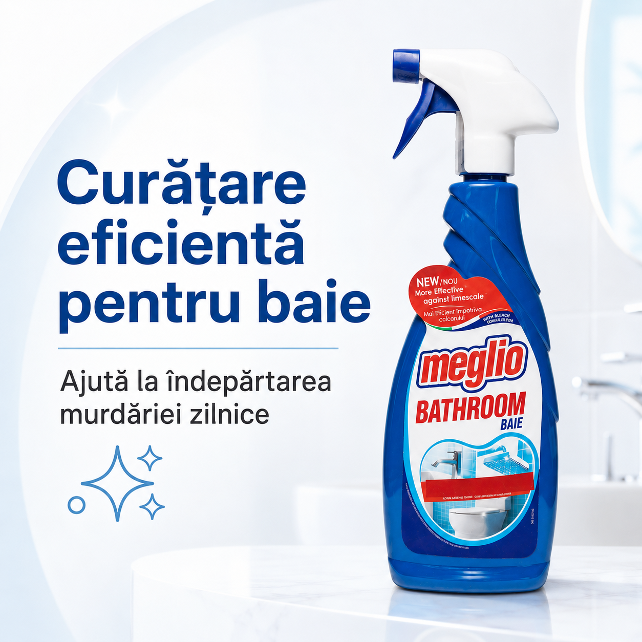 Meglio Spray Detergent pentru Baie 650 ml [3]