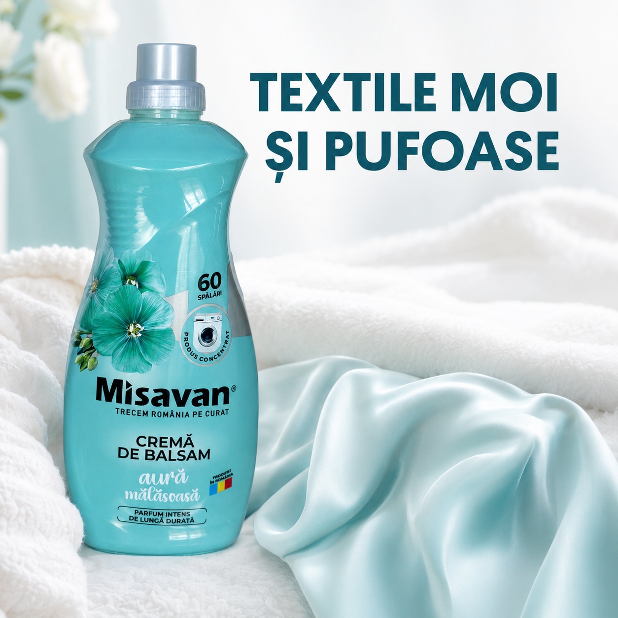 Misavan Aură Mătăsoasă Nr 3 Balsam de Rufe Concentrat 1,5 L 60 Spălări [4]