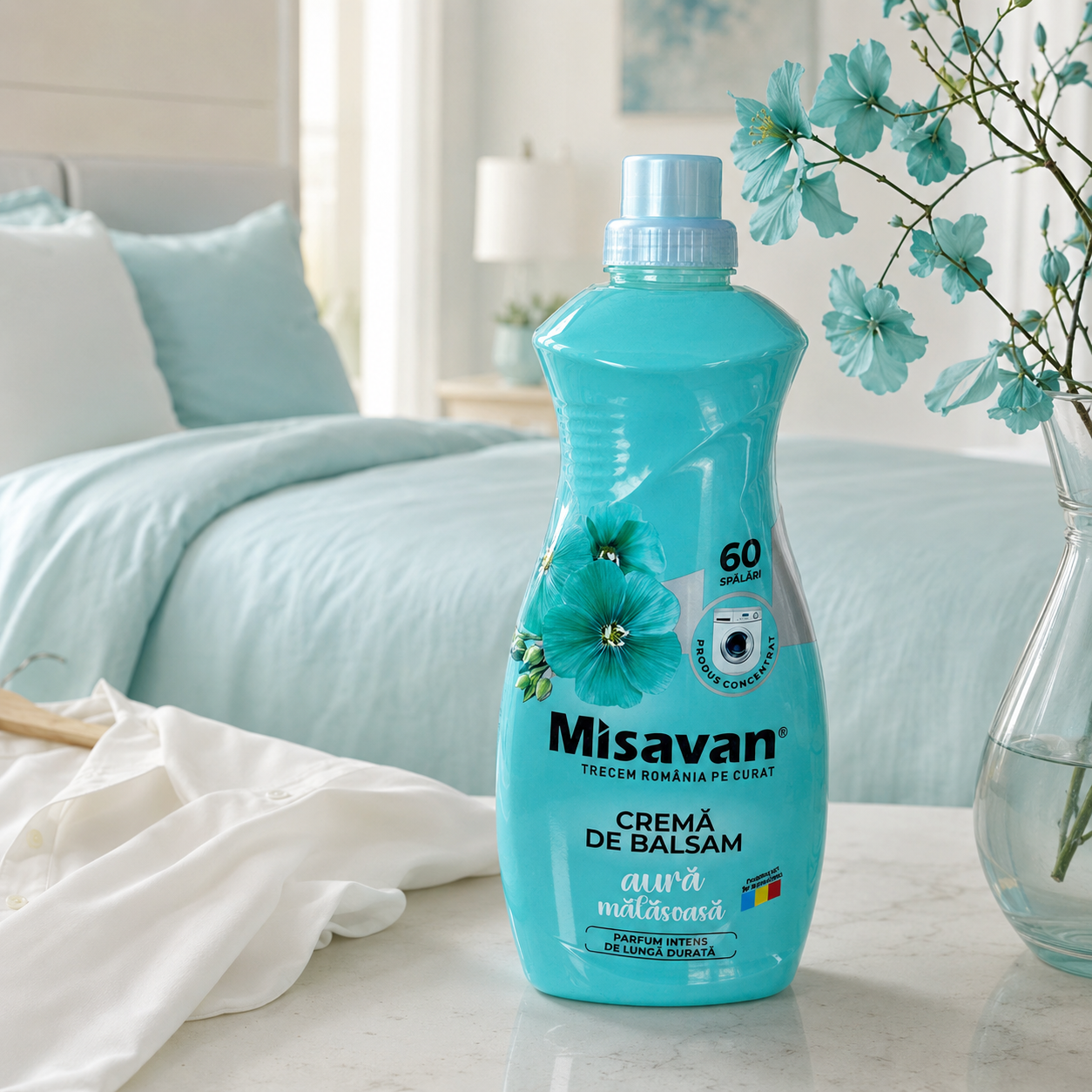 Misavan Aură Mătăsoasă Nr 3 Balsam de Rufe Concentrat 1,5 L 60 Spălări [2]