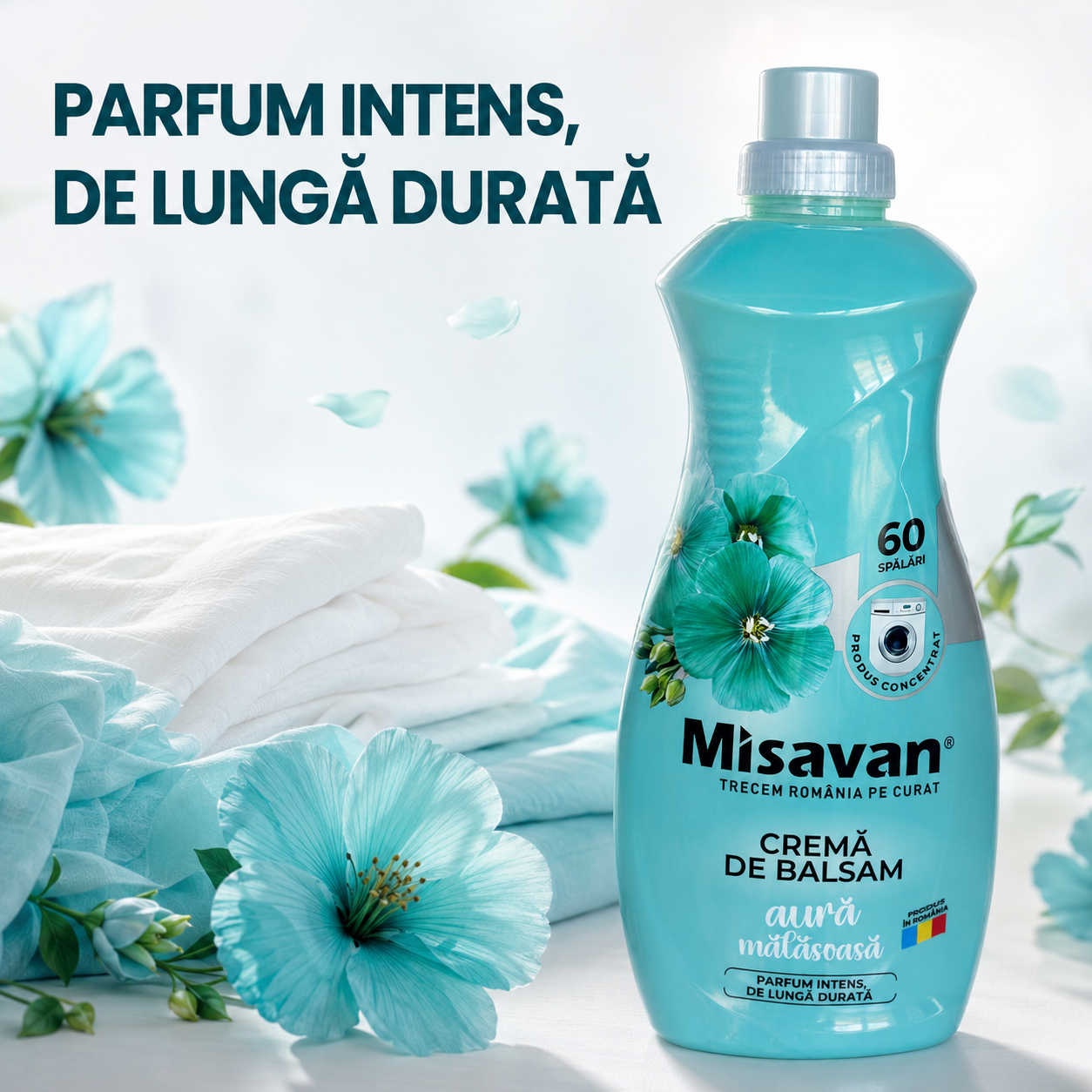 Misavan Aură Mătăsoasă Nr 3 Balsam de Rufe Concentrat 1,5 L 60 Spălări [3]