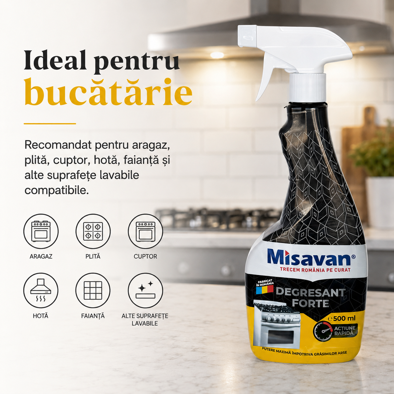 Misavan Degresant Forte cu Pulverizator 500 ml [4]