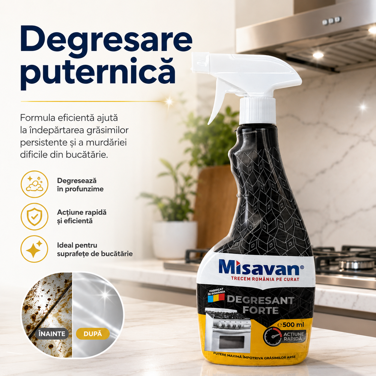 Misavan Degresant Forte cu Pulverizator 500 ml [2]