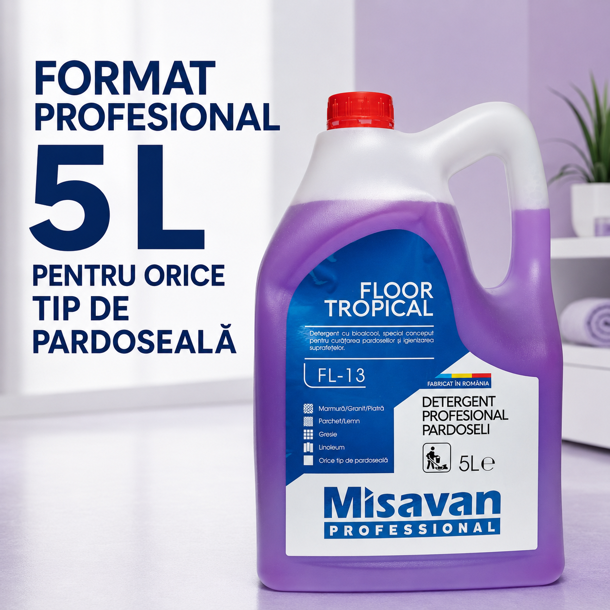 Misavan Professional Floor Tropical Detergent Pardoseli 5 L [4]