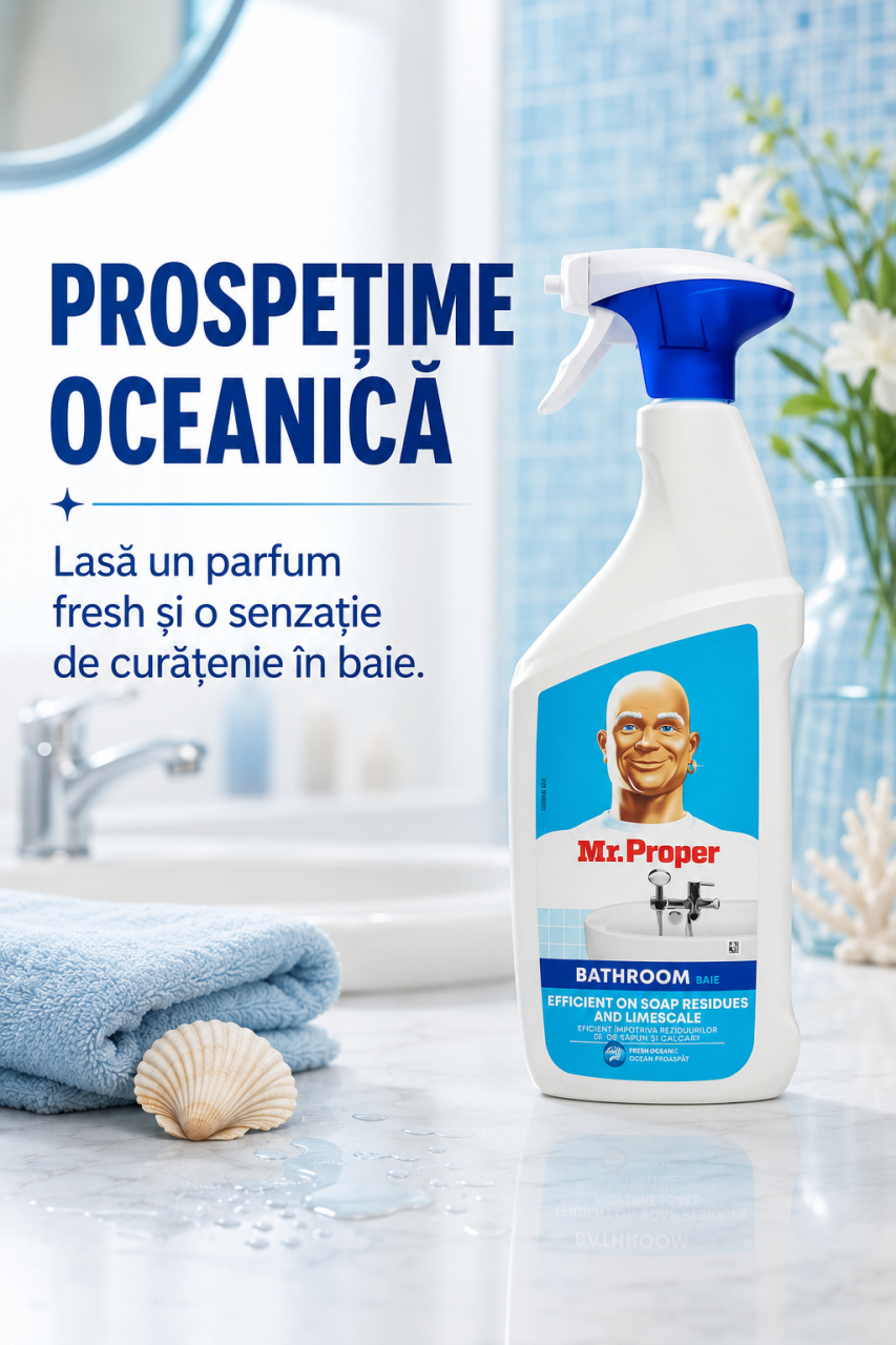 Mr Proper Bathroom Spray pentru Baie 800 ml [5]