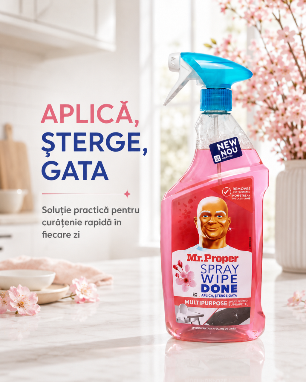 Mr Proper Spray Universal Cherry Blossom 800 ml [5]
