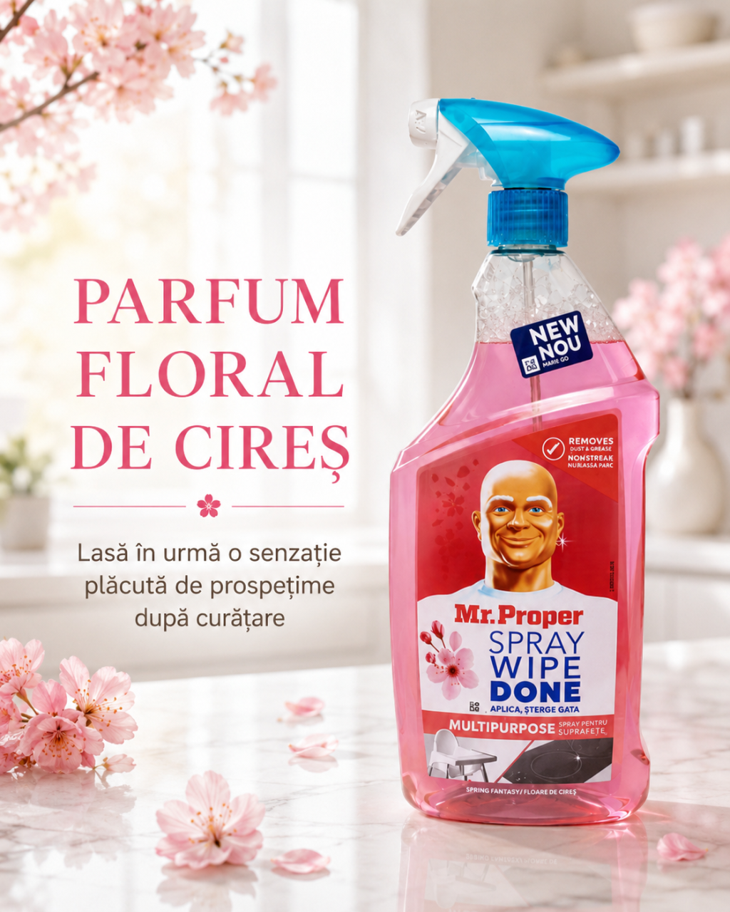 Mr Proper Spray Universal Cherry Blossom 800 ml [6]