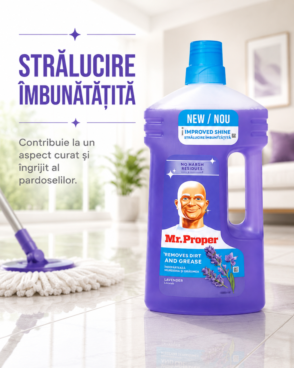 Mr Proper Lavanda Detergent Universal pentru Suprafete 1 L [5]