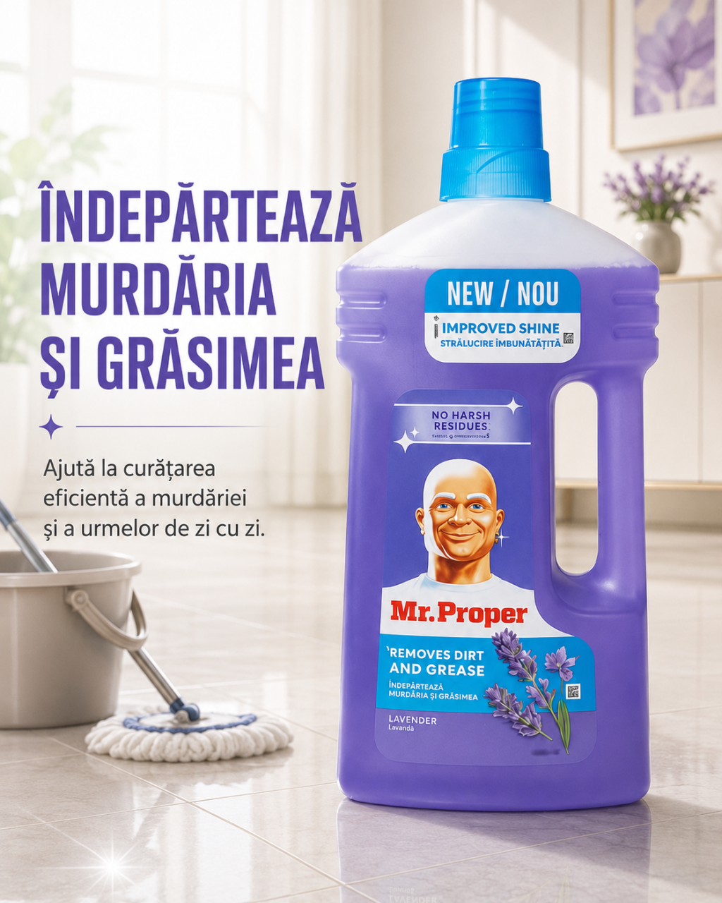 Mr Proper Lavanda Detergent Universal pentru Suprafete 1 L [4]