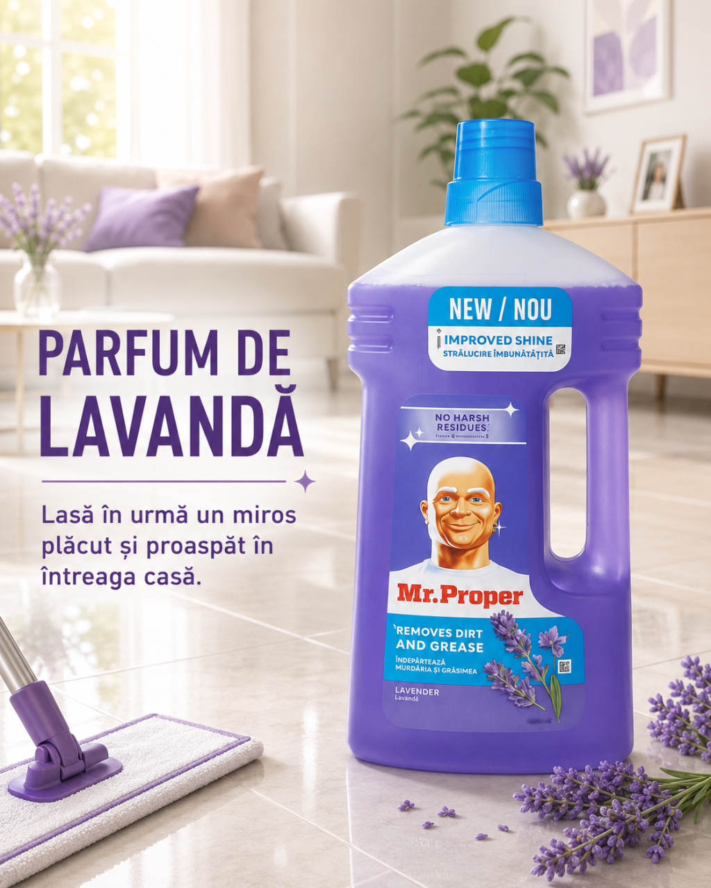 Mr Proper Lavanda Detergent Universal pentru Suprafete 1 L [6]