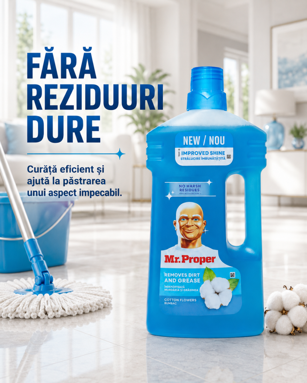 Mr Proper Ocean Detergent Universal pentru Suprafete 1 L [5]