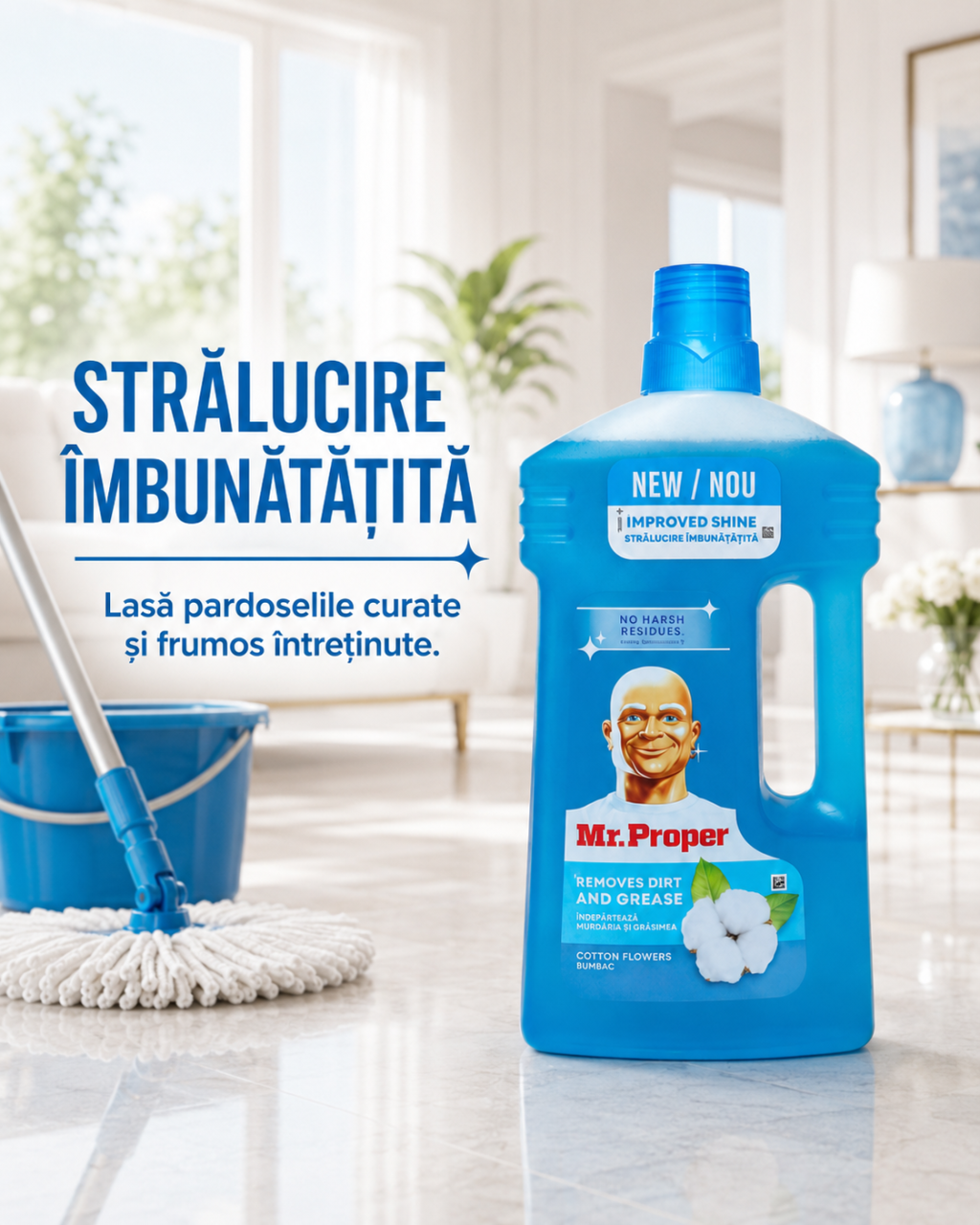 Mr Proper Ocean Detergent Universal pentru Suprafete 1 L [4]