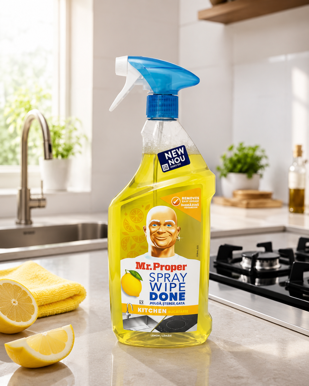Mr Proper Spray Degresant pentru Bucatarie Lemon 800 ml [2]